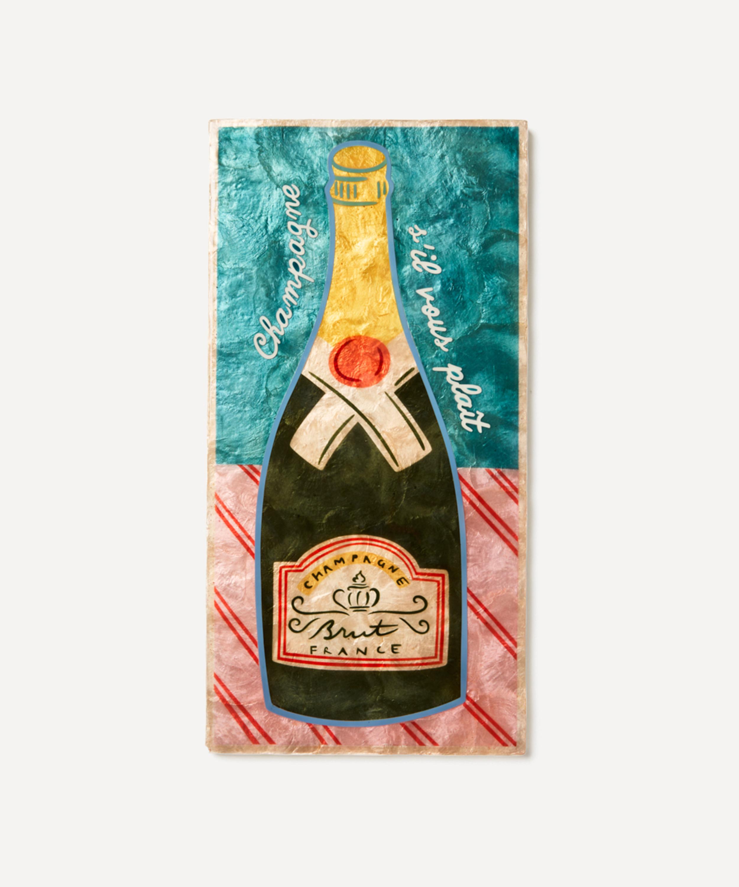 Jones & Co - Happy Hour Champagne Tile Art