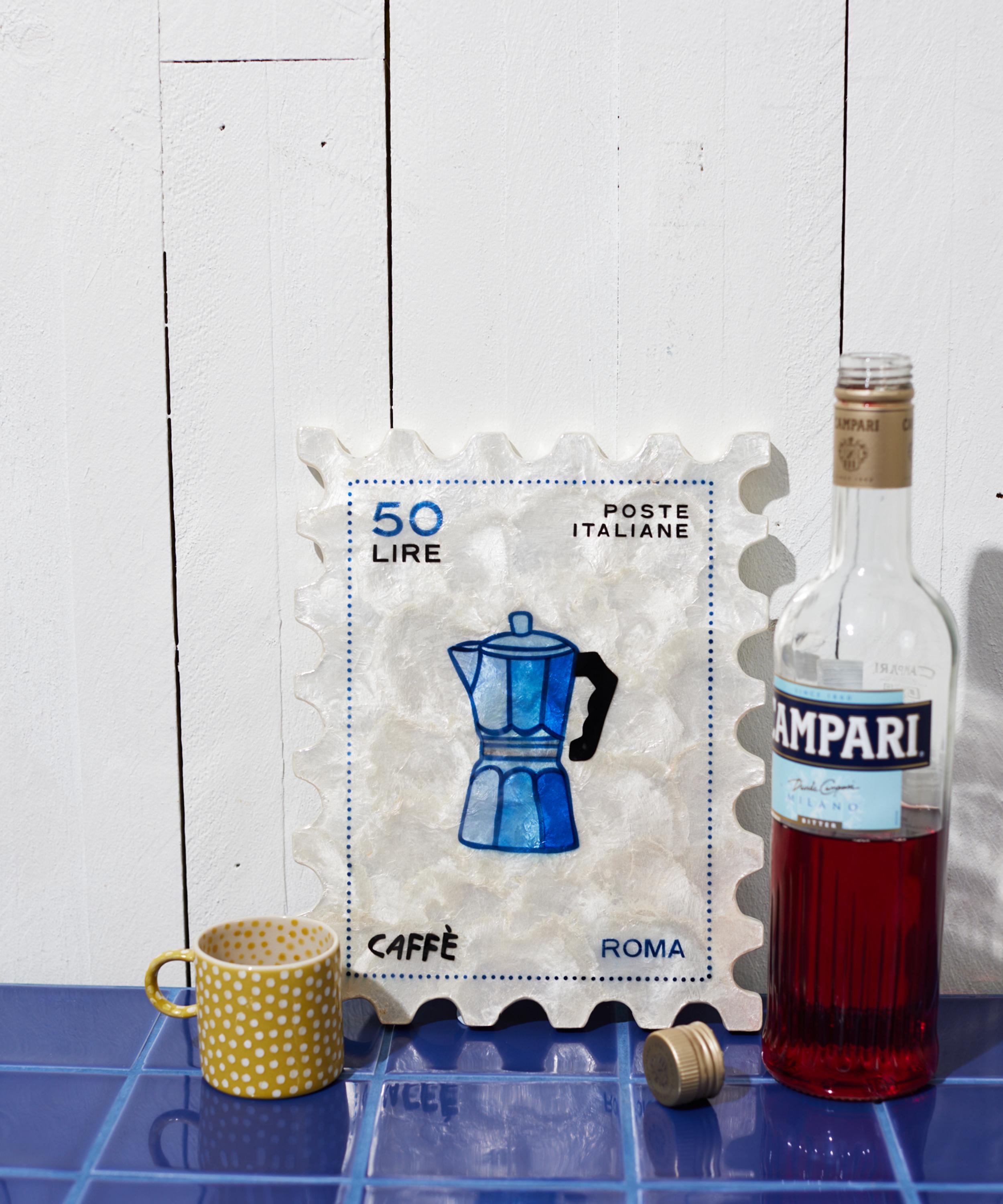 Jones & Co - Caffe Stamp Tile Art image number 1