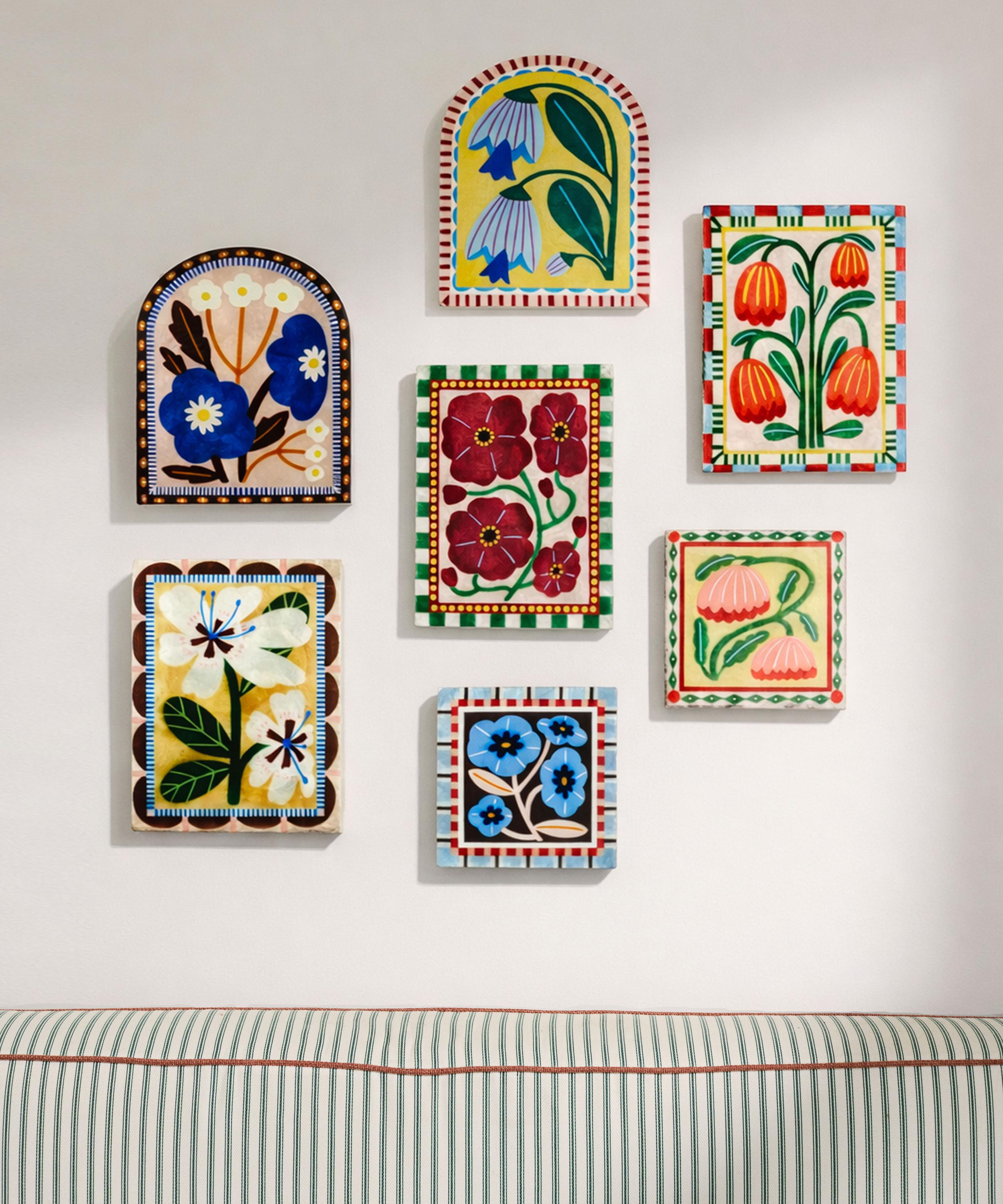 Jones & Co - Bloom Nouveau Rectangle Wall Art image number 1
