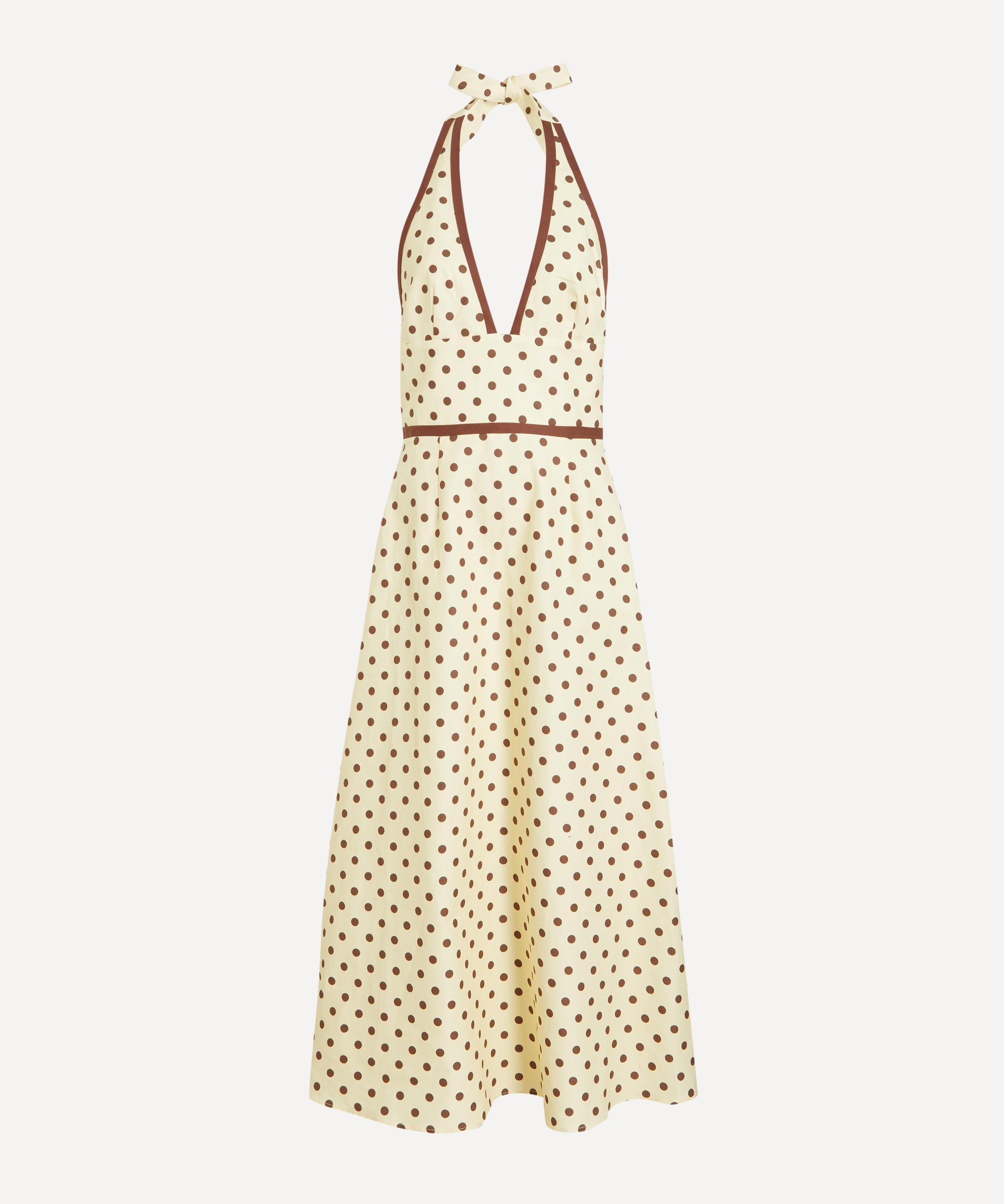 Posse - Bowie Polka-Dot Midi Dress