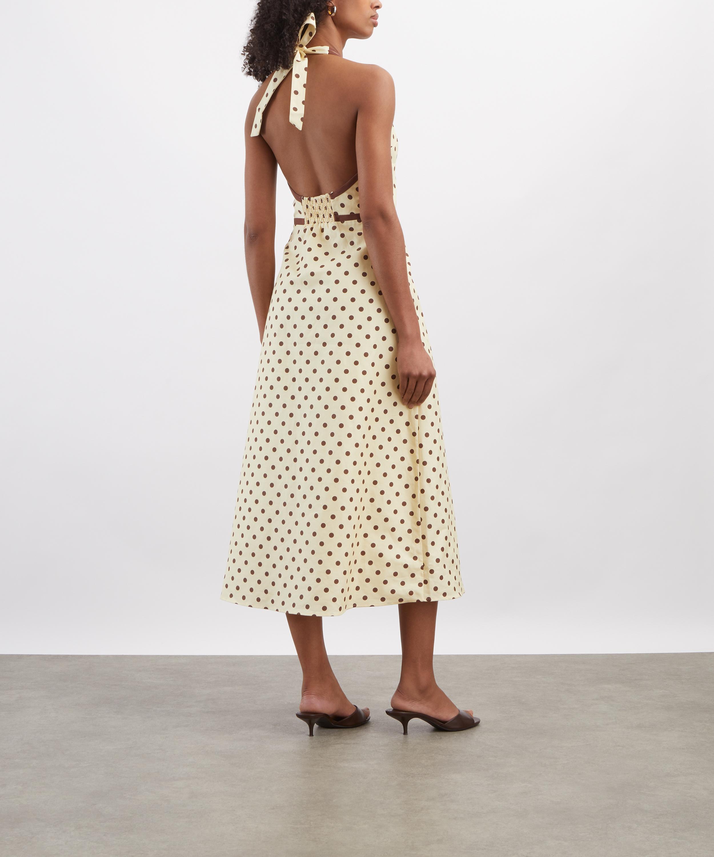 Posse - Bowie Polka-Dot Midi Dress image number 3