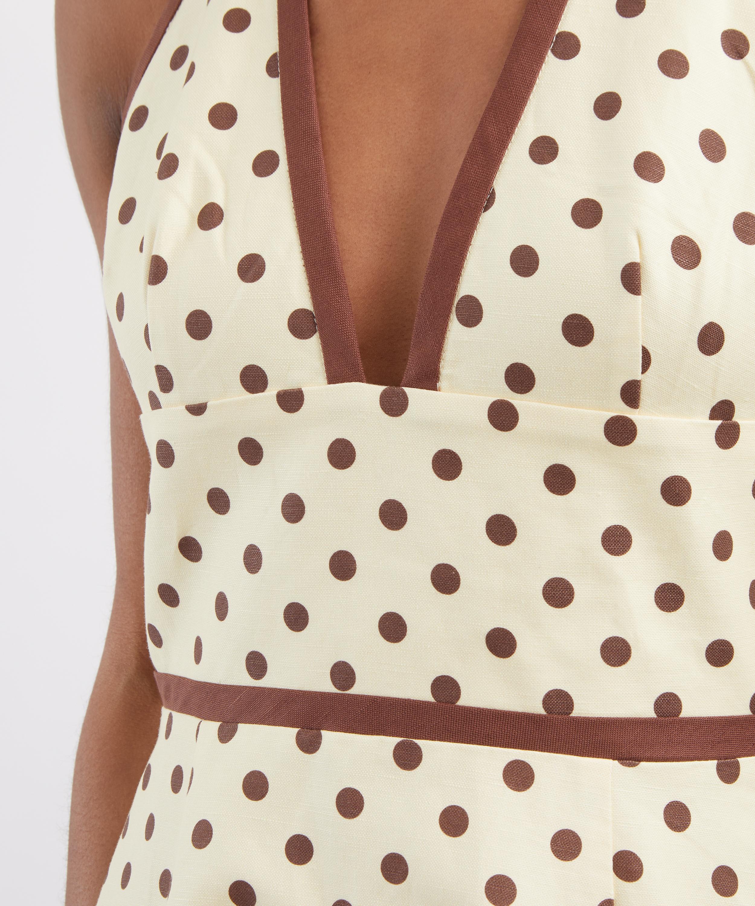 Posse - Bowie Polka-Dot Midi Dress image number 4