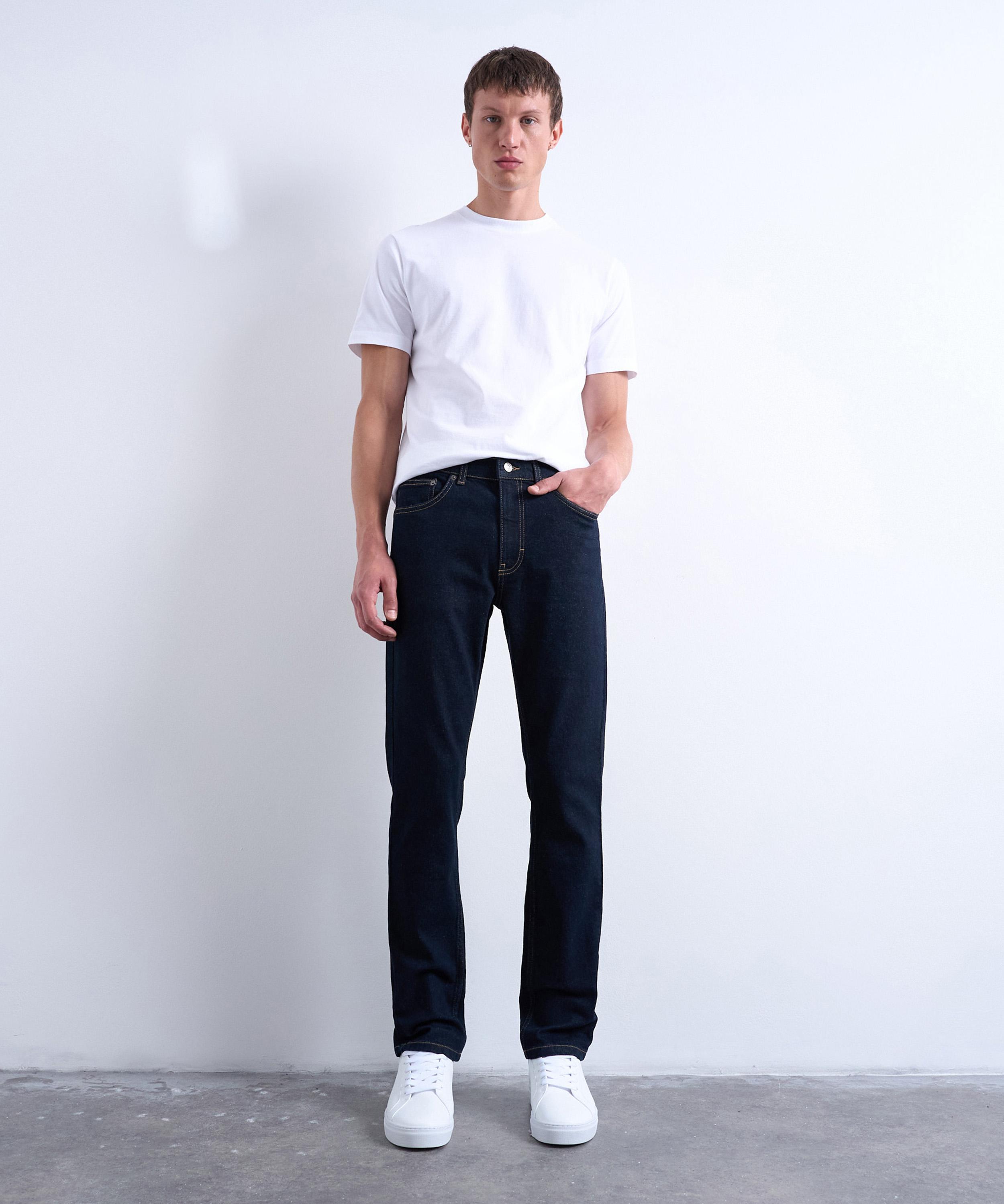TOPMAN - Stretch Skinny Jeans in Raw image number 2