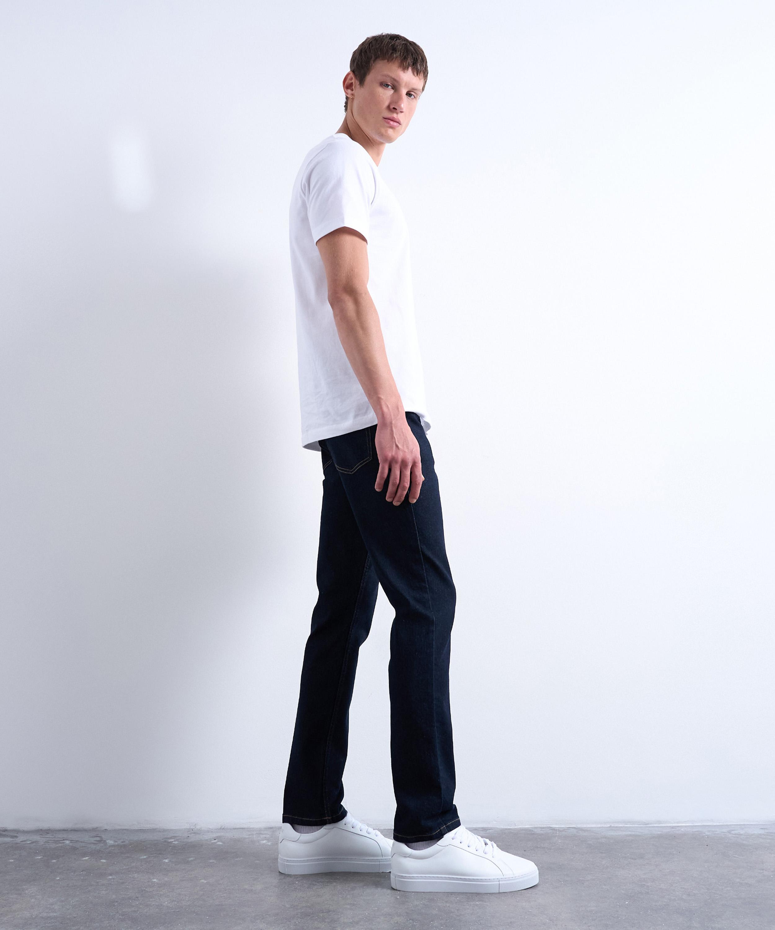 TOPMAN - Stretch Skinny Jeans in Raw image number 3