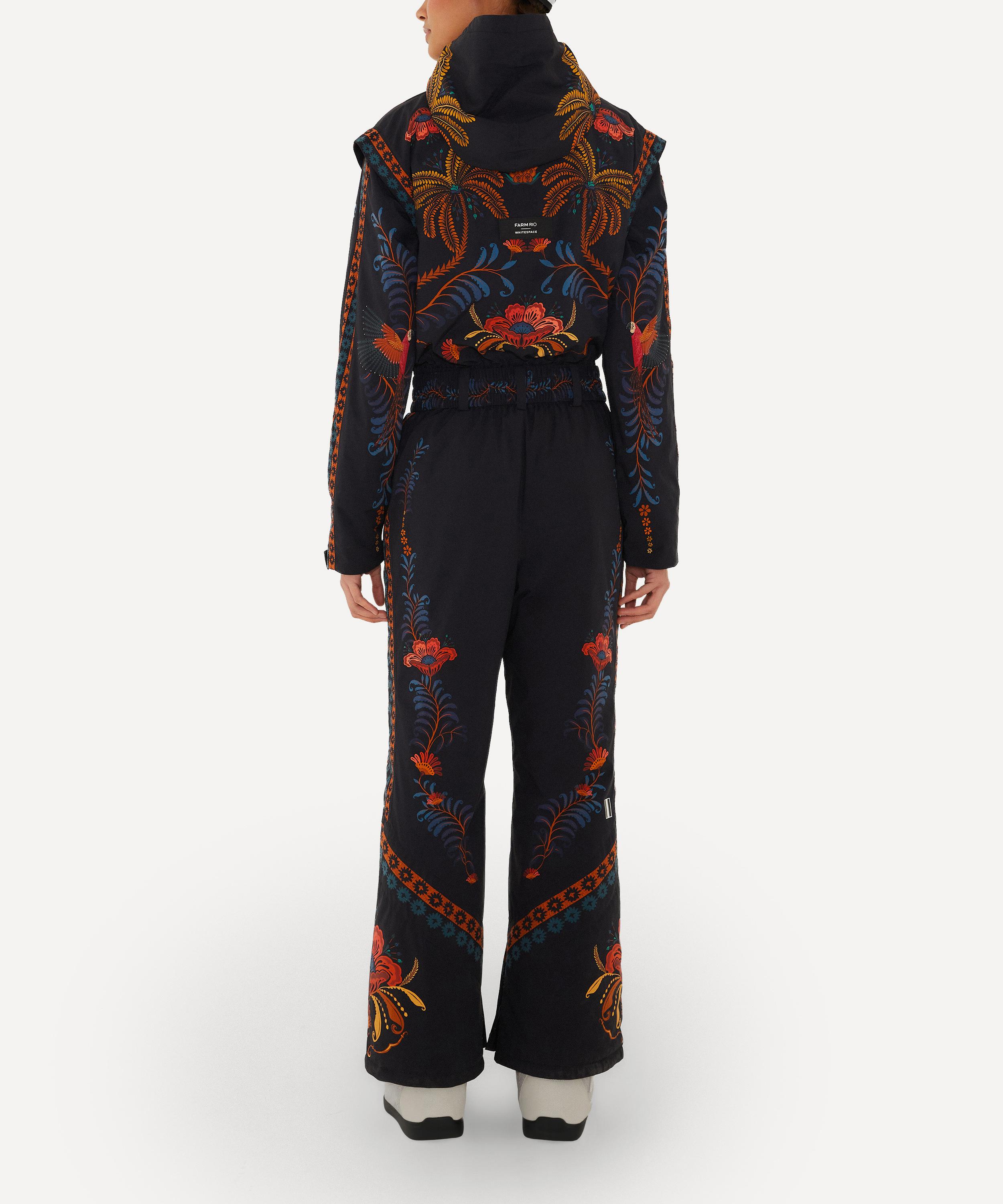 FARM Rio - Black Macaw Hooded Jumpsuit image number 3
