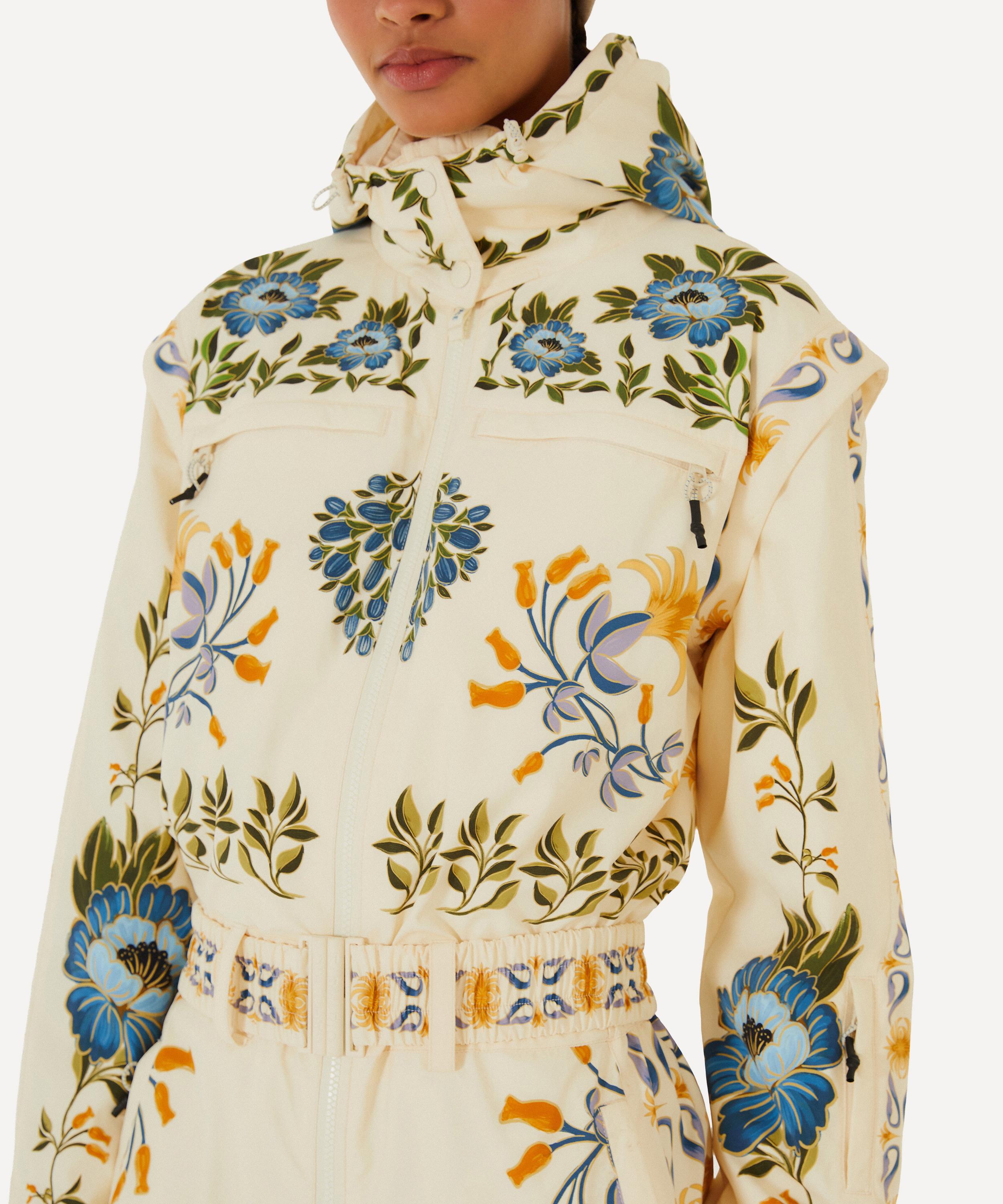 FARM Rio - Off-White Winter Garden Hooded Jumpsuit image number 2