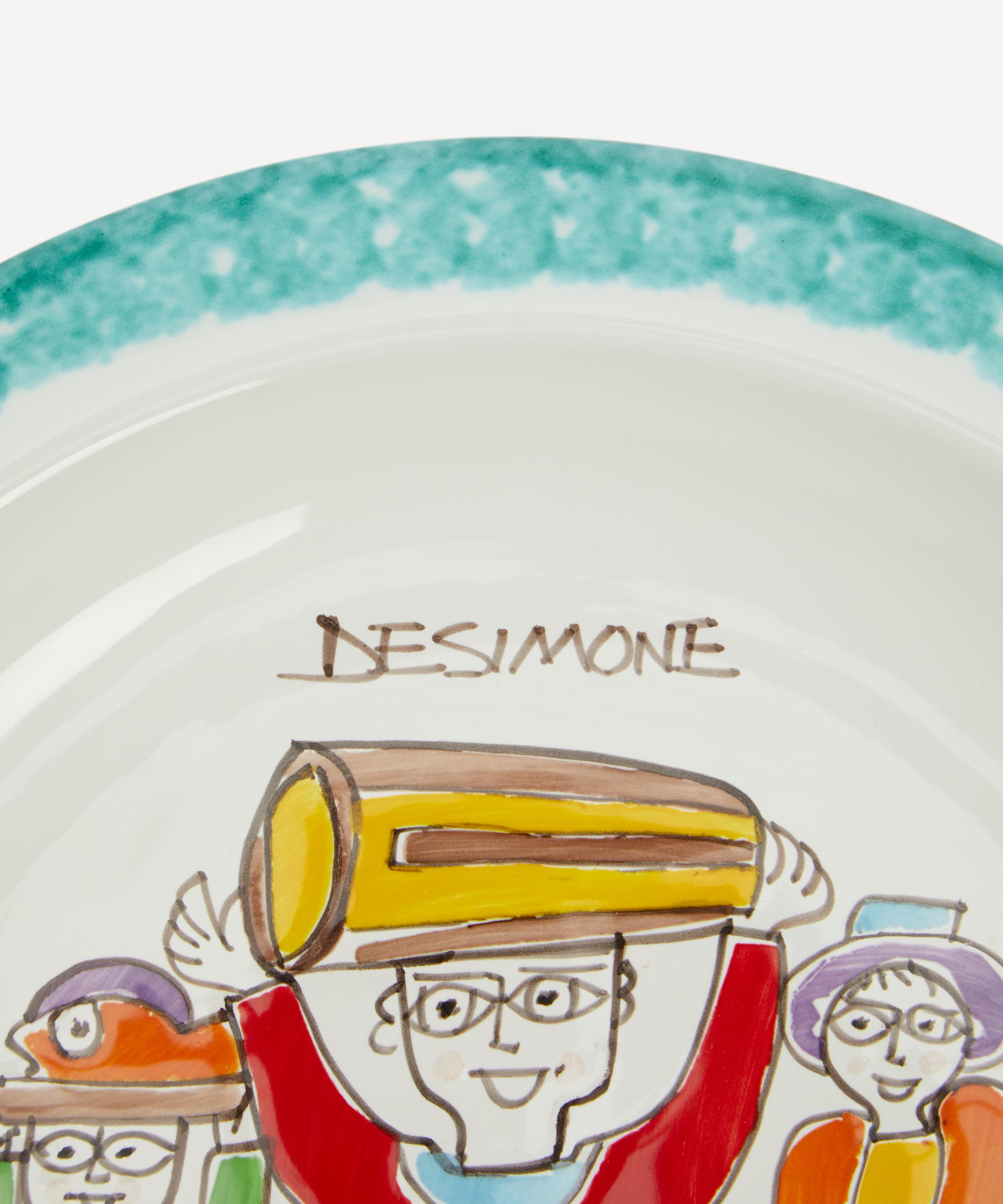 Ceramiche De Simone - Nassa on the Head Round Plate image number 3