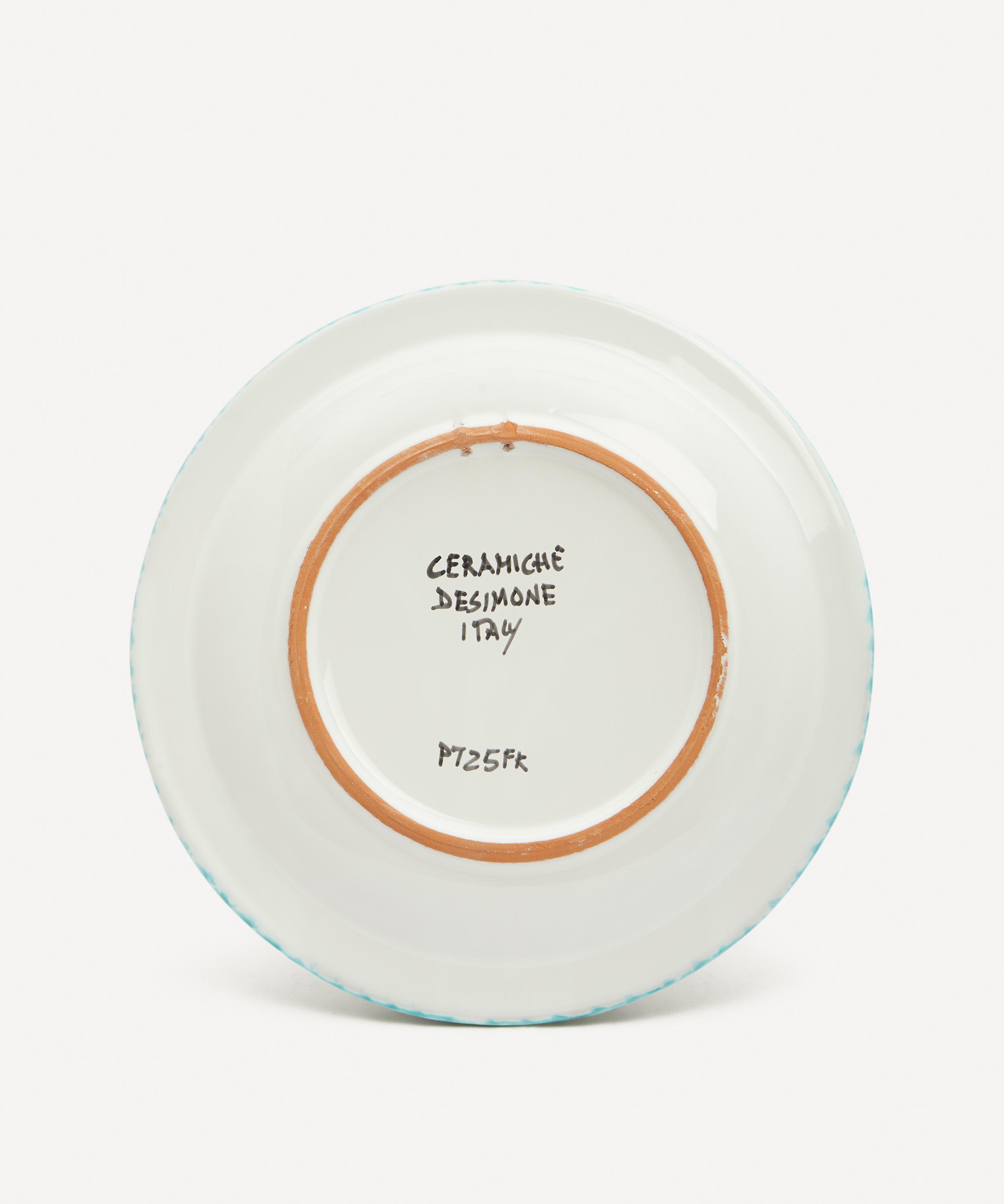 Ceramiche De Simone - Orange Picking Round Plate image number 2