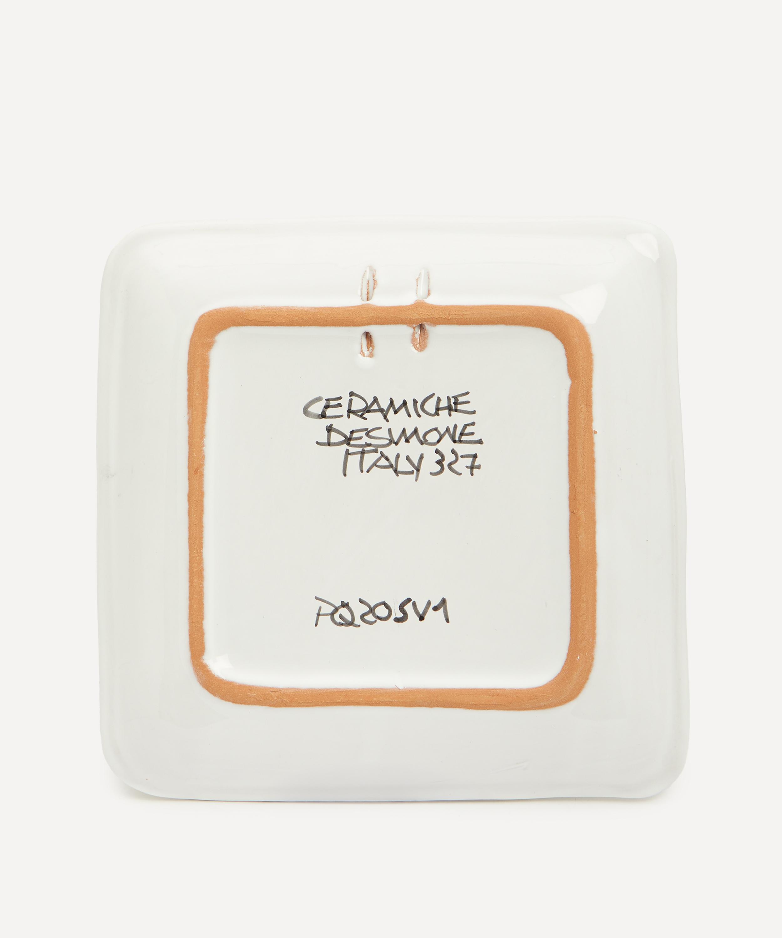 Ceramiche De Simone - Lovers on Bench Square Plate image number 2