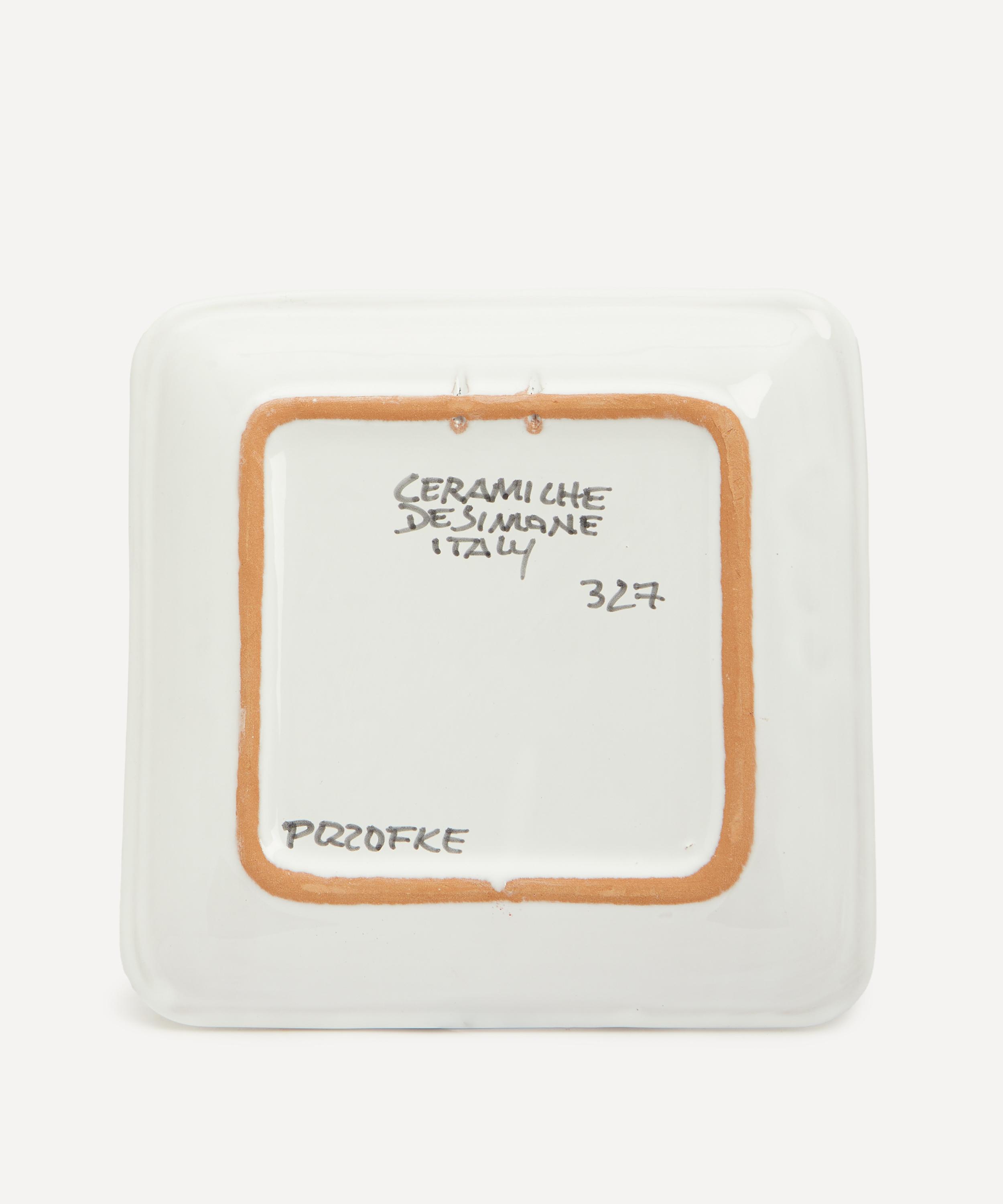 Ceramiche De Simone - Lovers Hug Square Plate image number 2