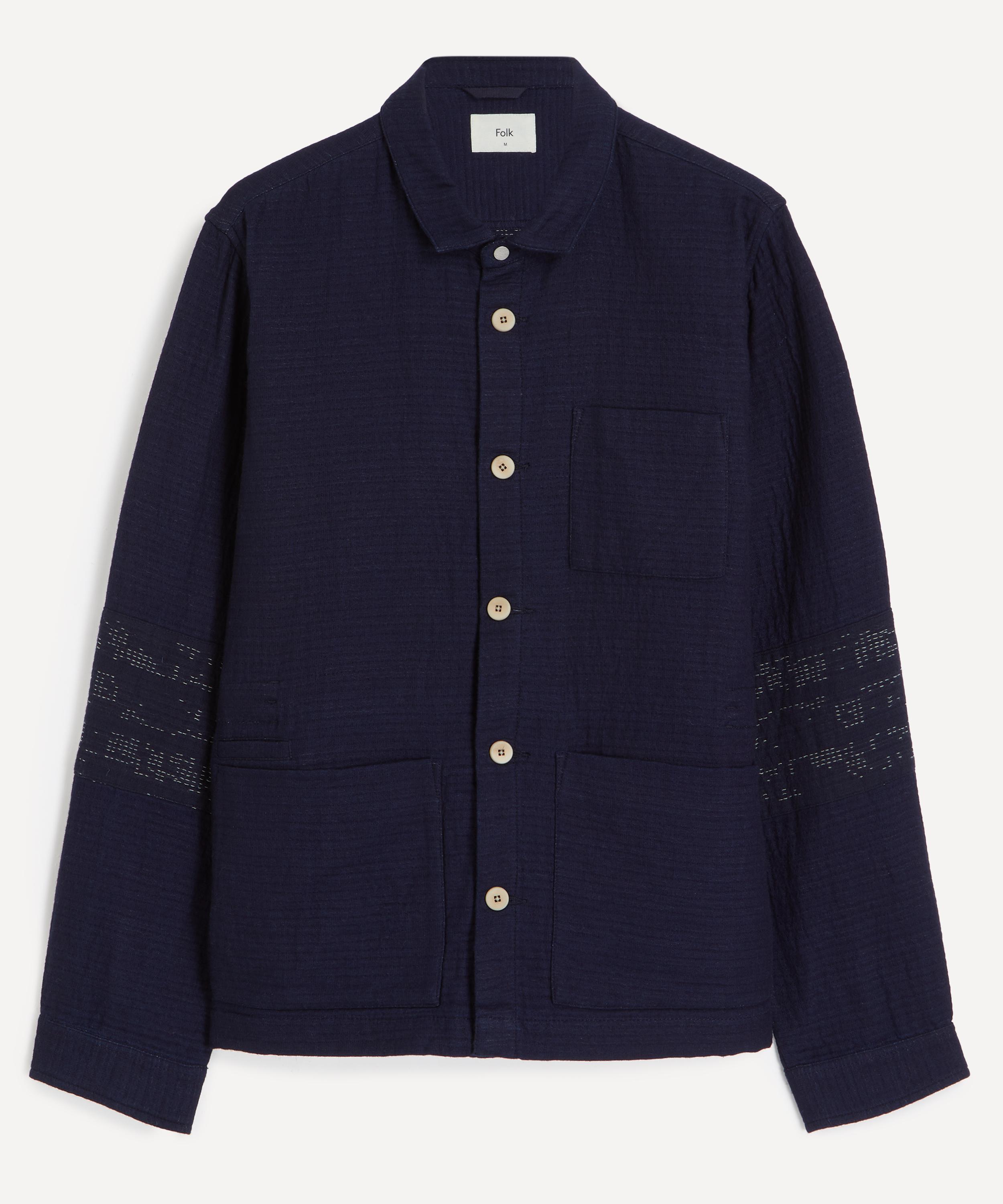 Folk - Indigo Texture Assembly Jacket