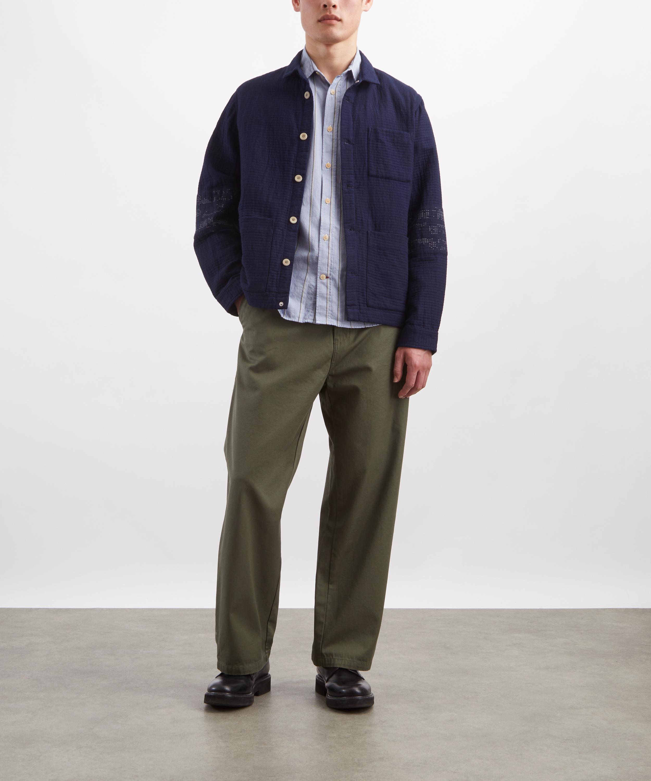 Folk - Indigo Texture Assembly Jacket image number 1