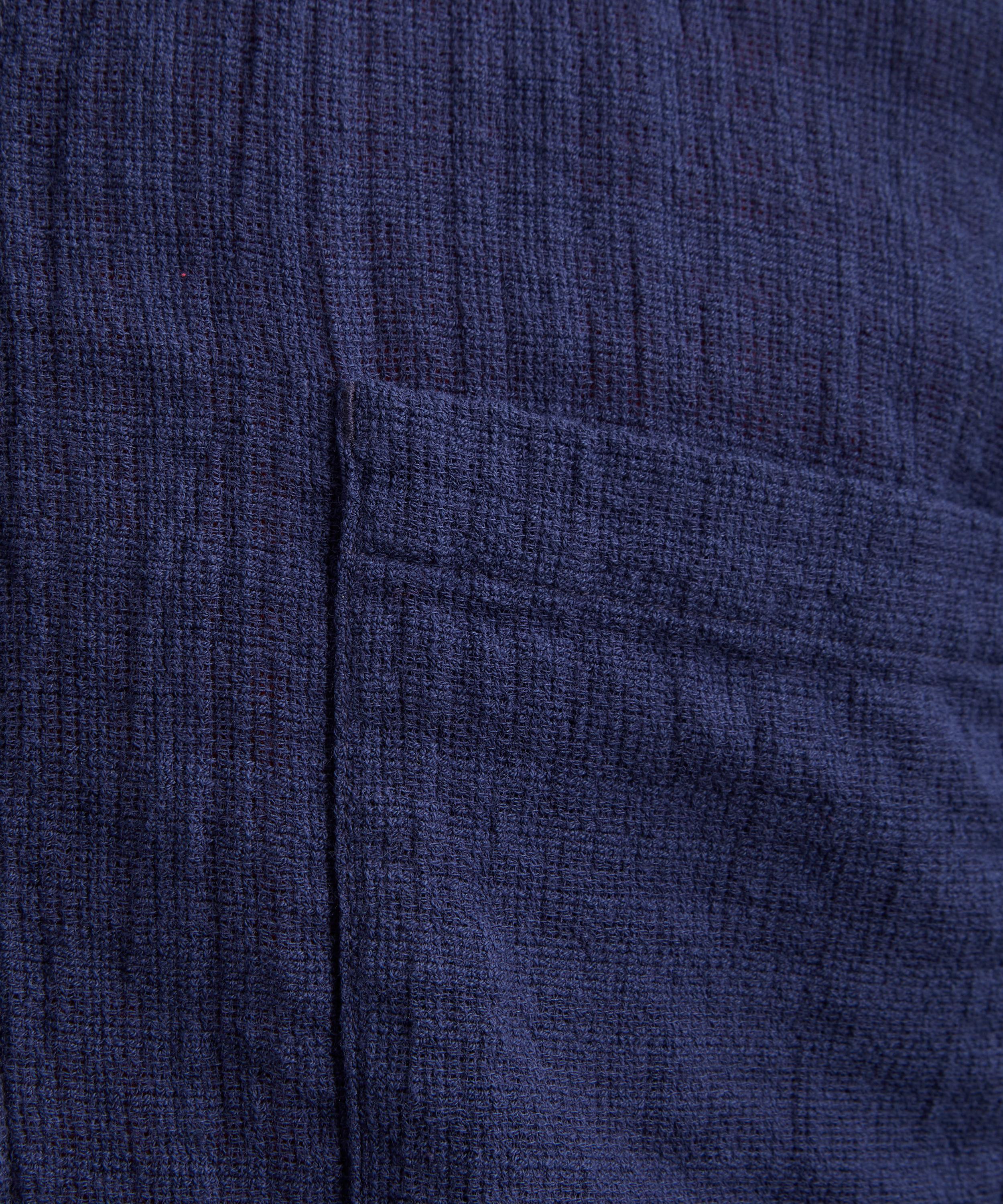 Folk - Navy Openweave Patch Shirt image number 4