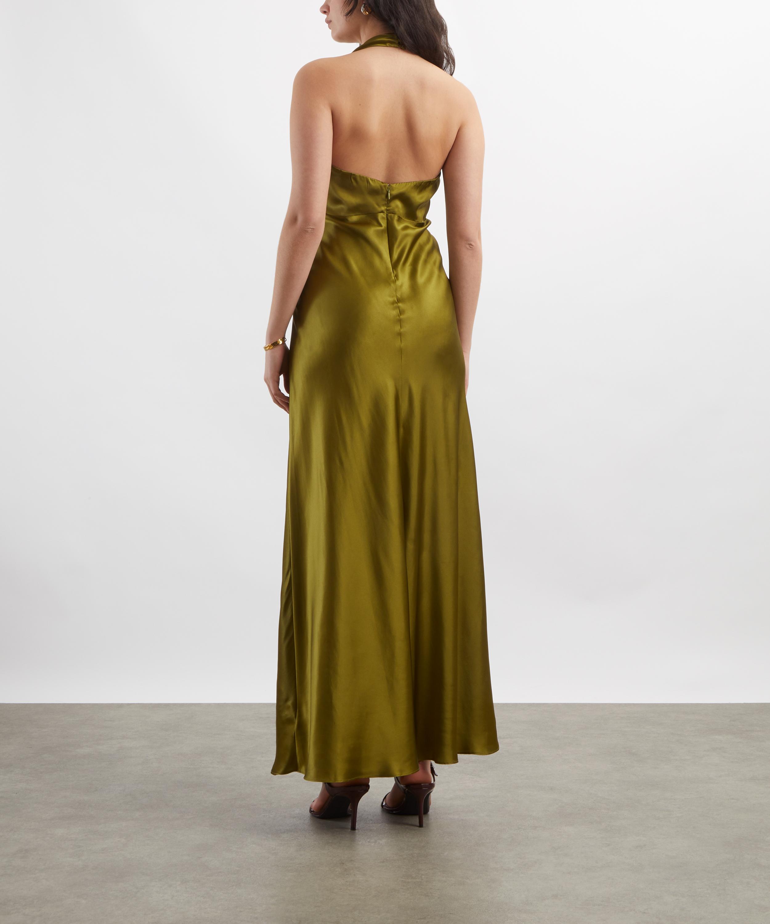 Reformation - Daniela Silk Maxi Dress image number 3