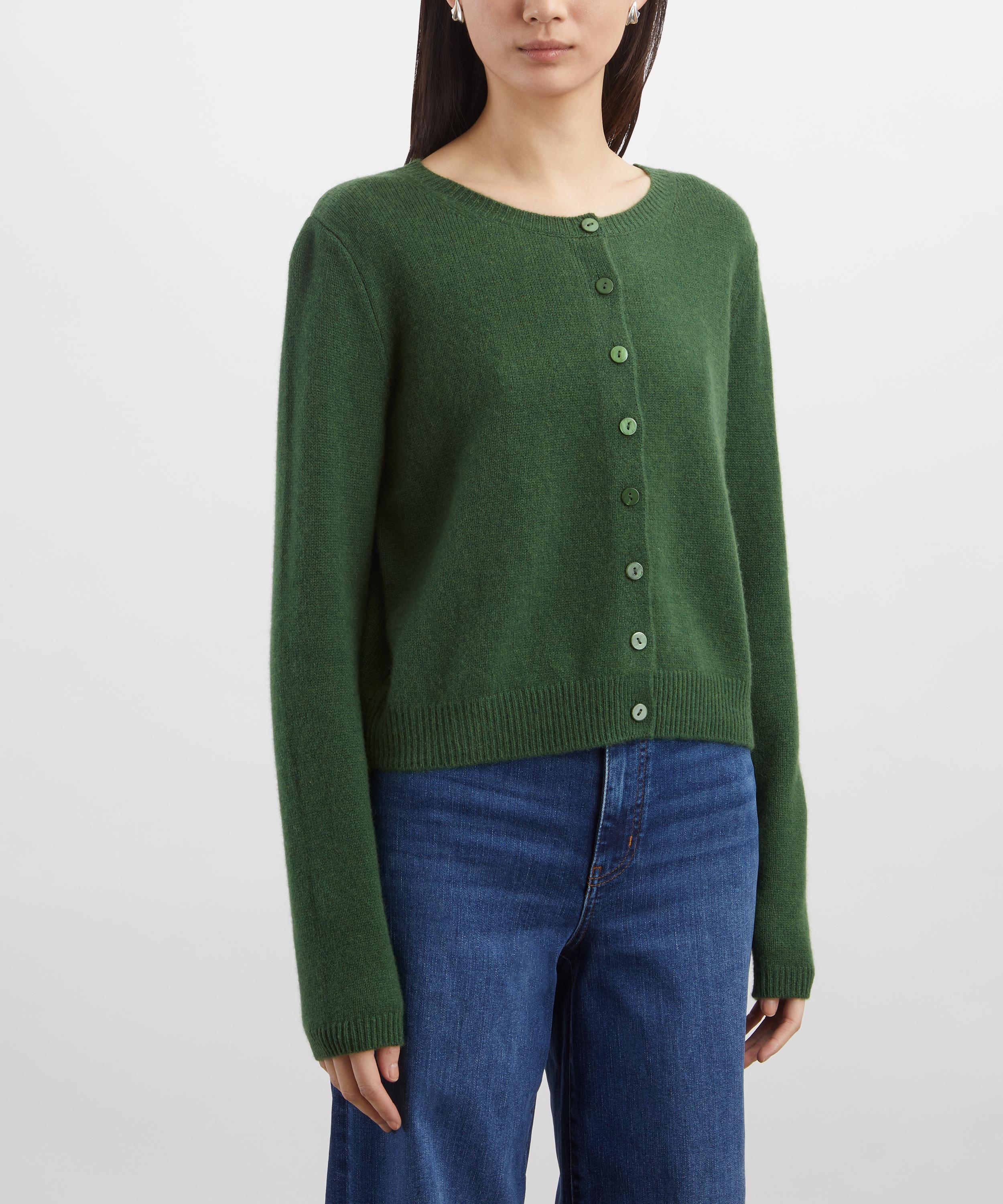 Reformation - Clara Grass Cashmere Cardigan&nbsp; image number 2