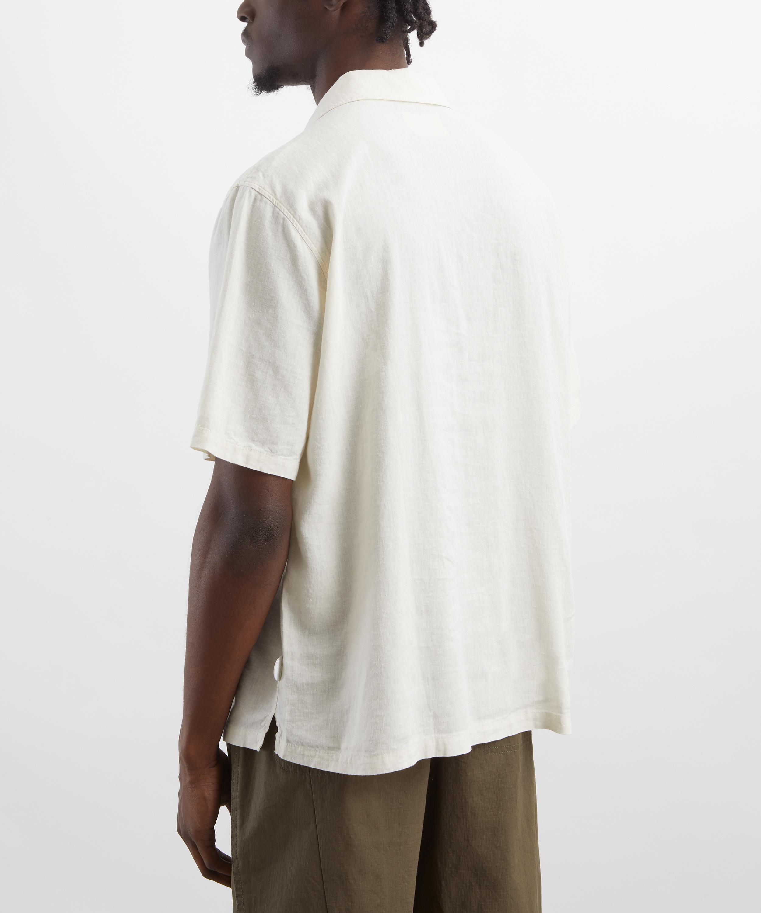 Folk - Gabe Linen-Cotton Short Sleeve Shirt image number 3