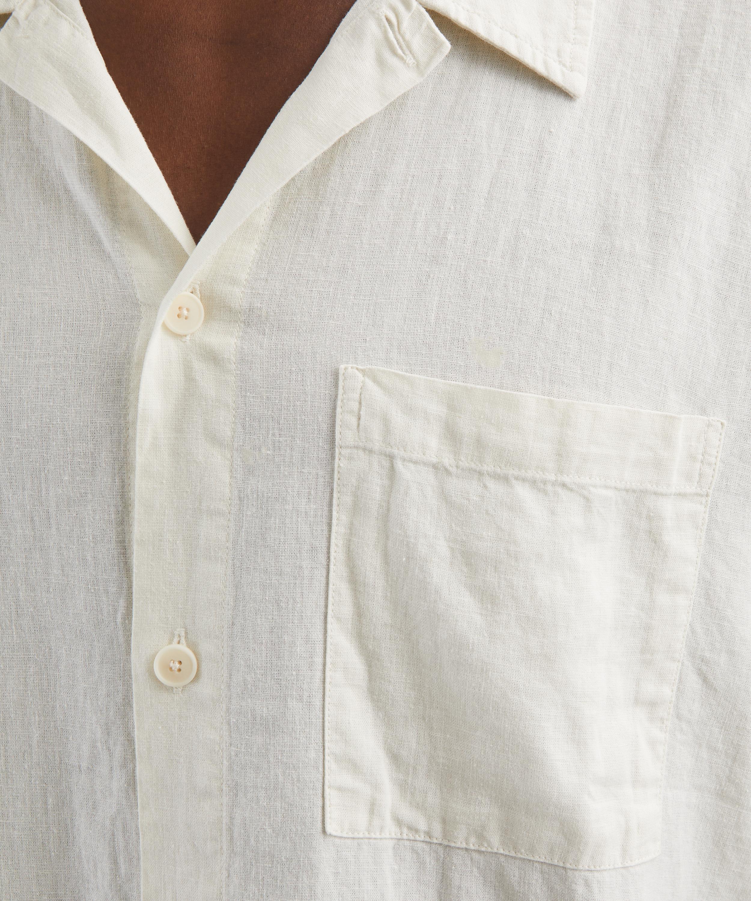 Folk - Gabe Linen-Cotton Short Sleeve Shirt image number 4