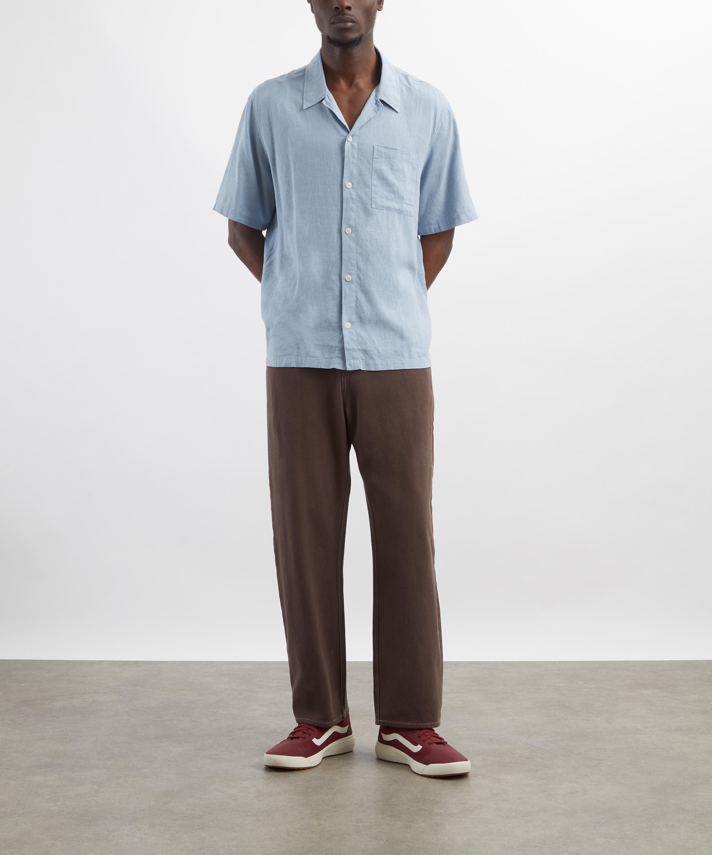 Folk - Gabe Linen-Cotton Short Sleeve Shirt image number 1