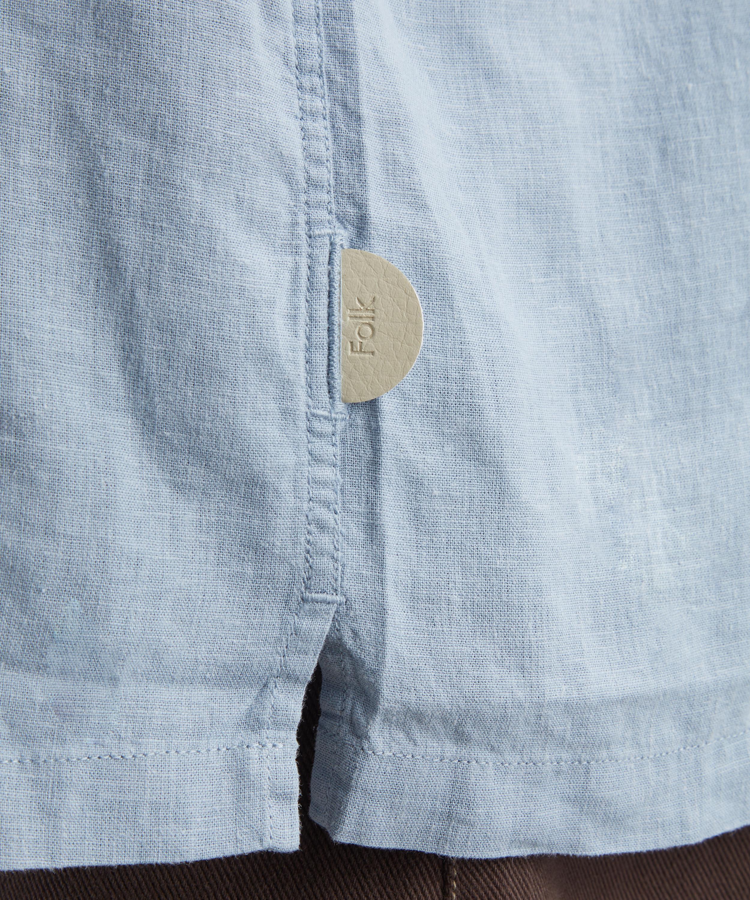Folk - Gabe Linen-Cotton Short Sleeve Shirt image number 4