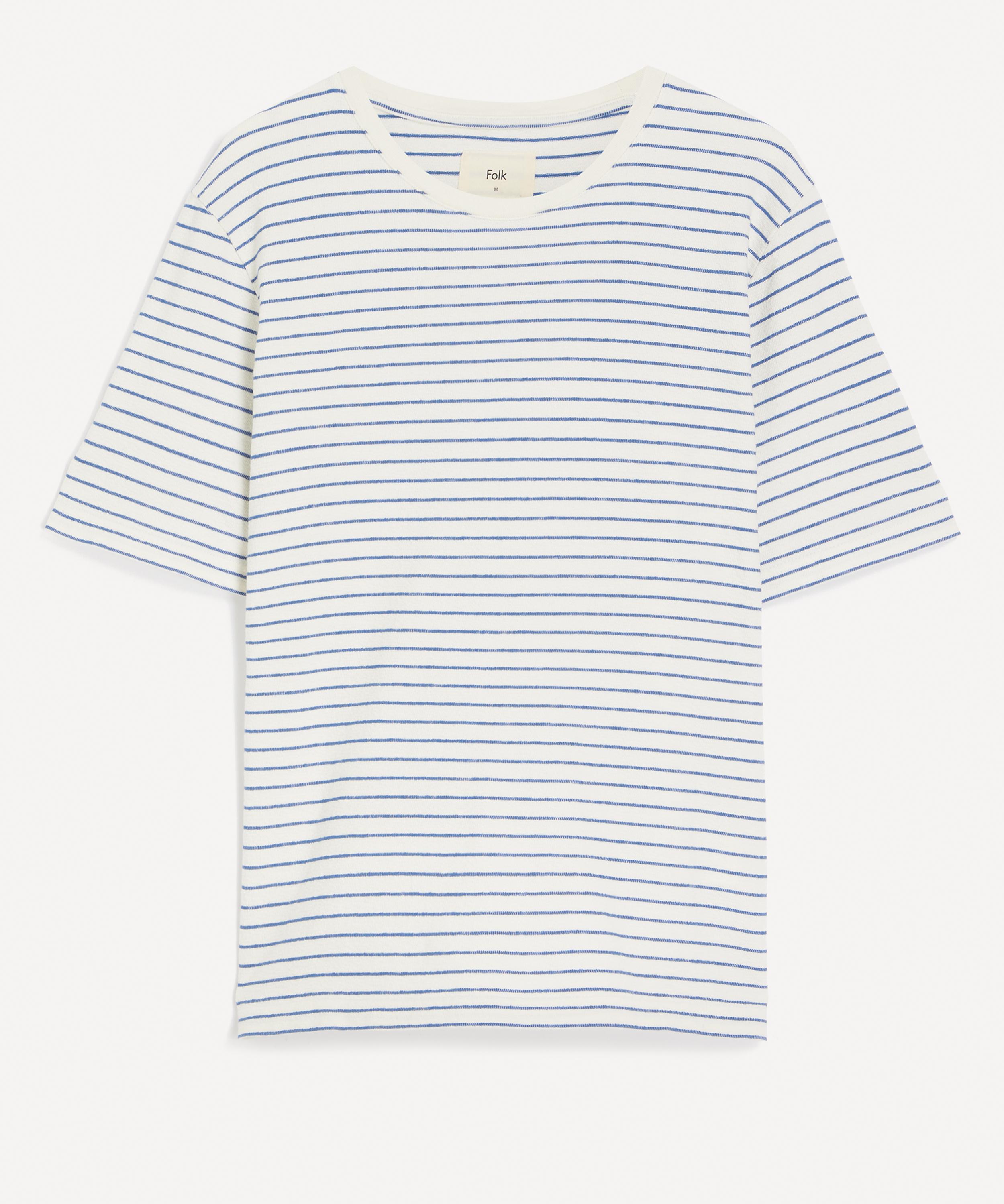 Folk - Textured Stripe T-Shirt