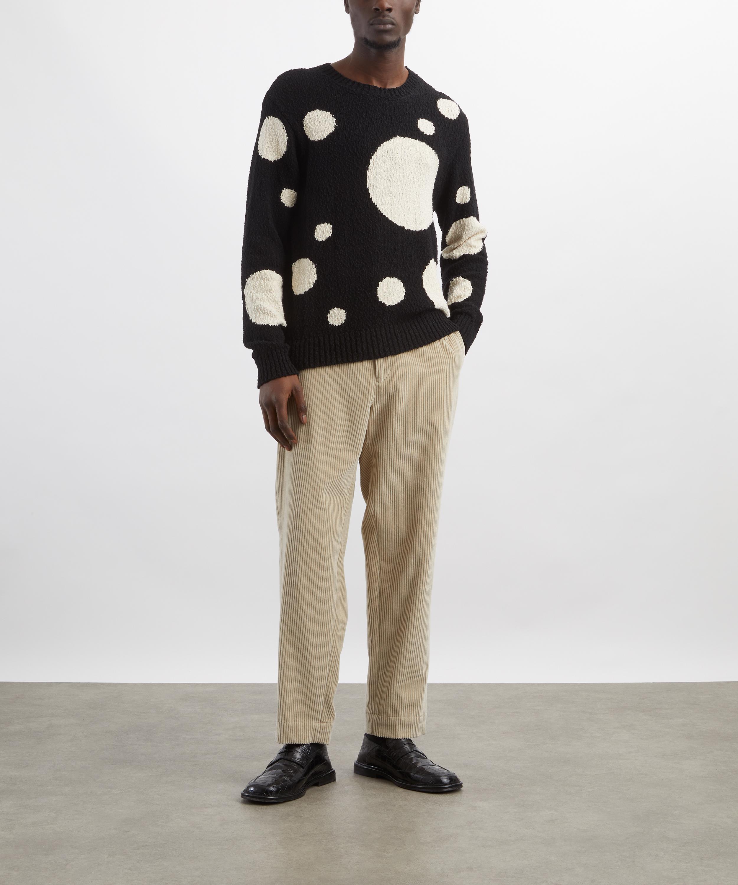 Folk - Chain Crew Black-White Dot Jumper image number 1