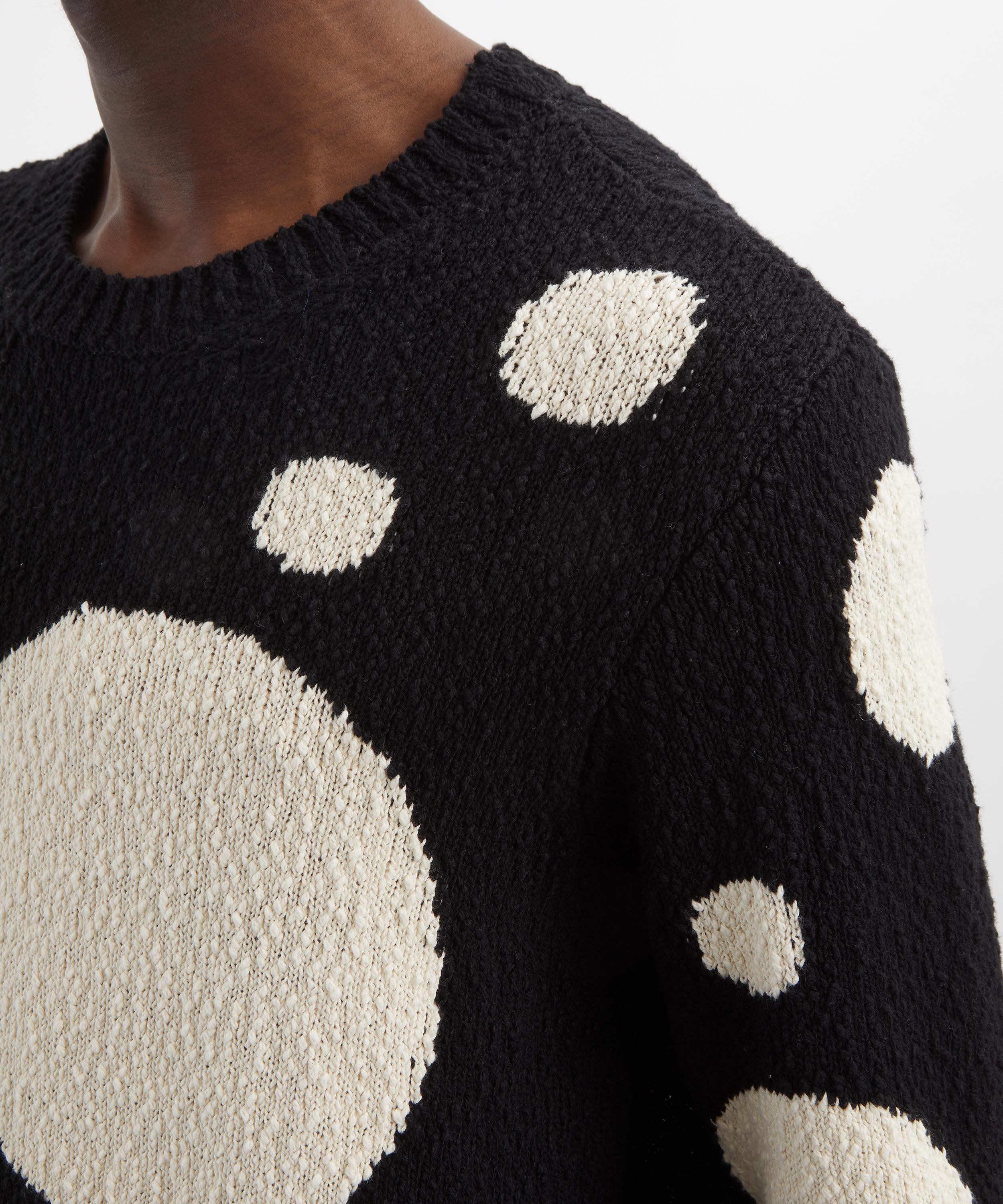 Folk - Chain Crew Black-White Dot Jumper image number 4
