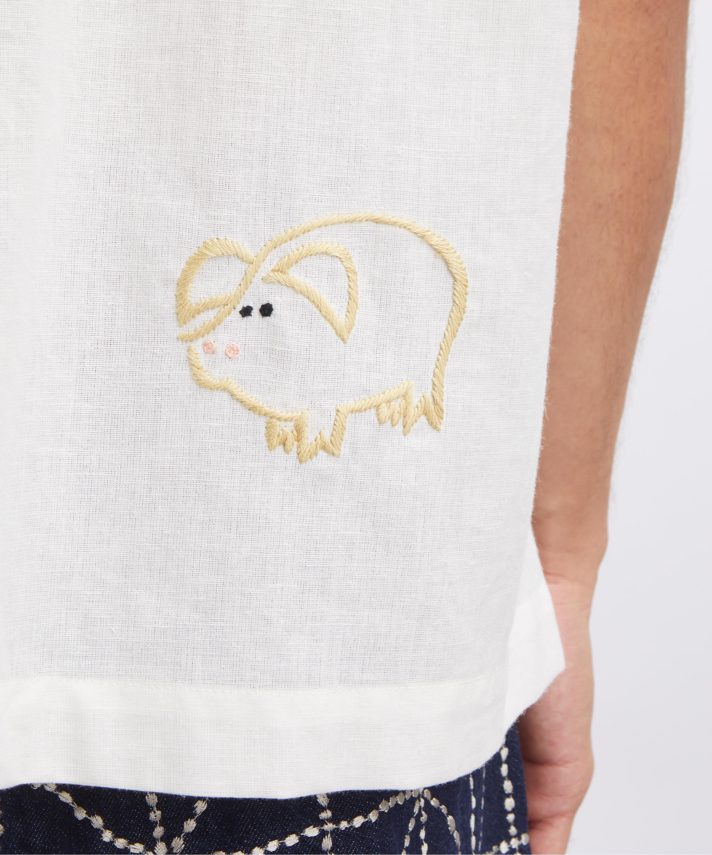 STORY mfg. - Embroidered Cotton Shirt image number 4