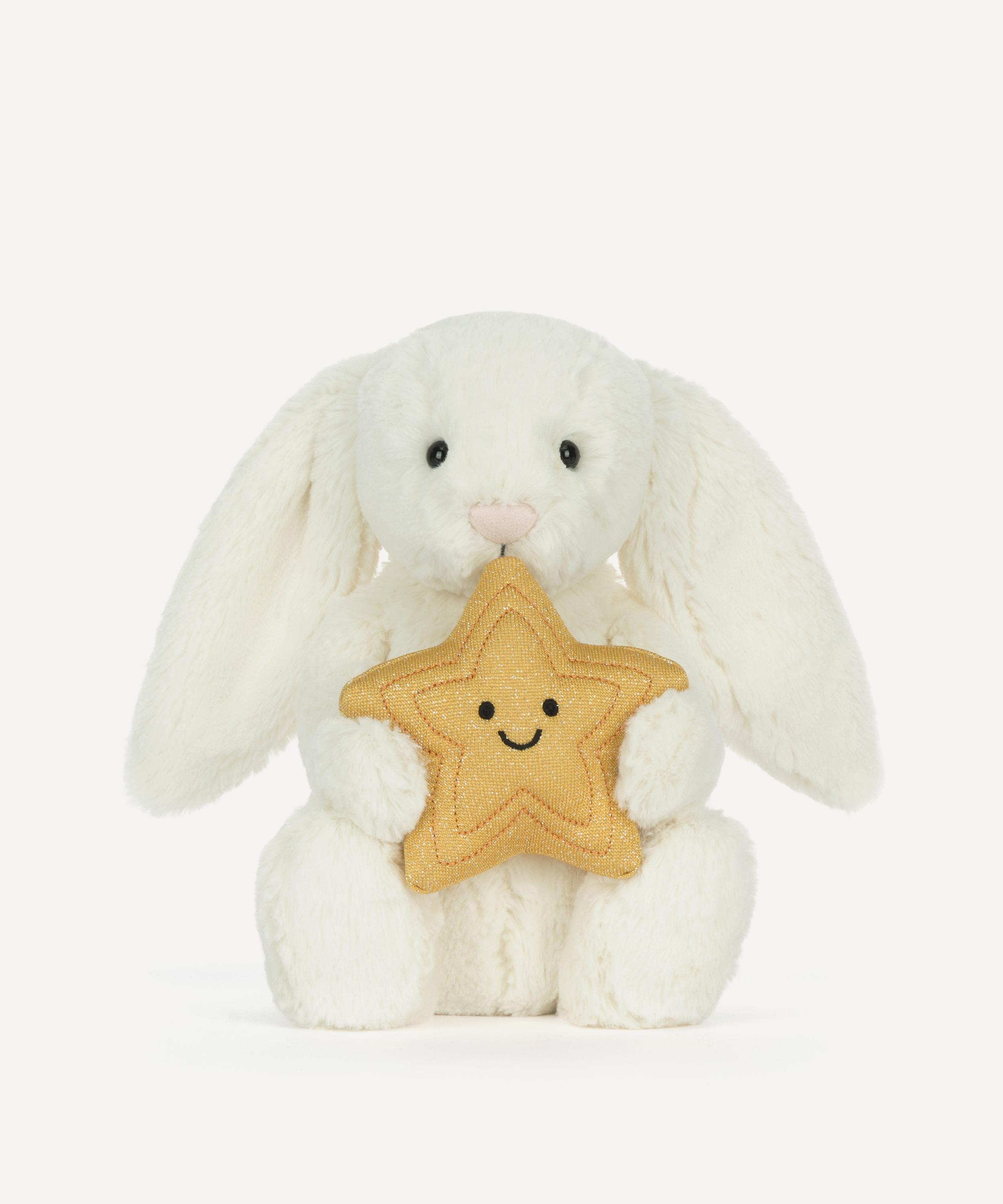 Jellycat - Cream Bunny with Star Soft Toy image number 1
