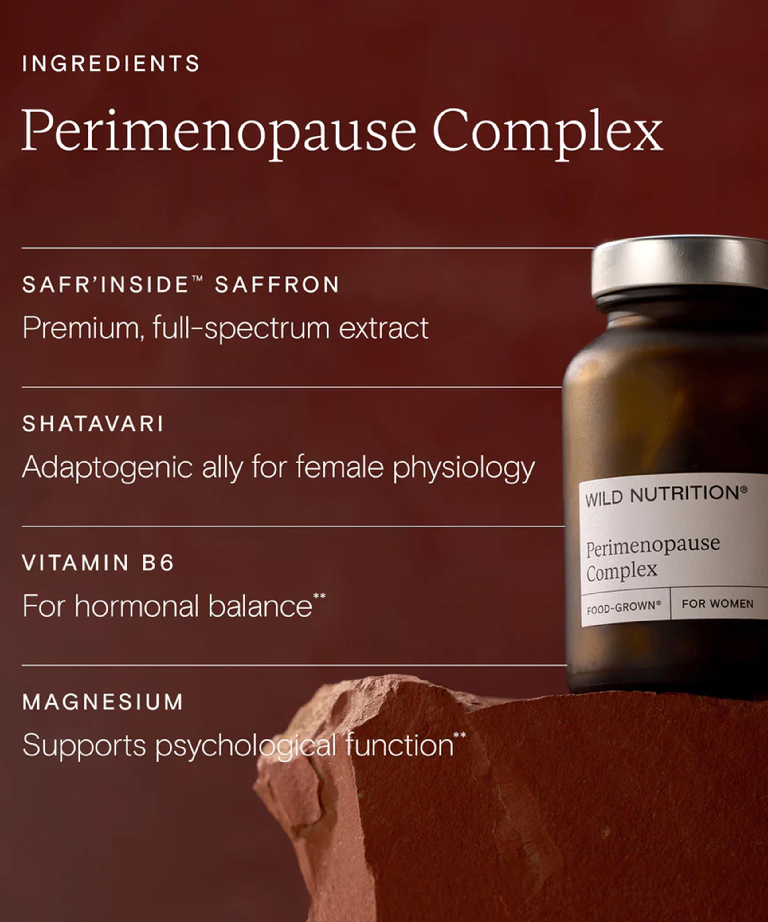 Wild Nutrition - Food Grown Perimenopause Complex 60 Capsules image number 3