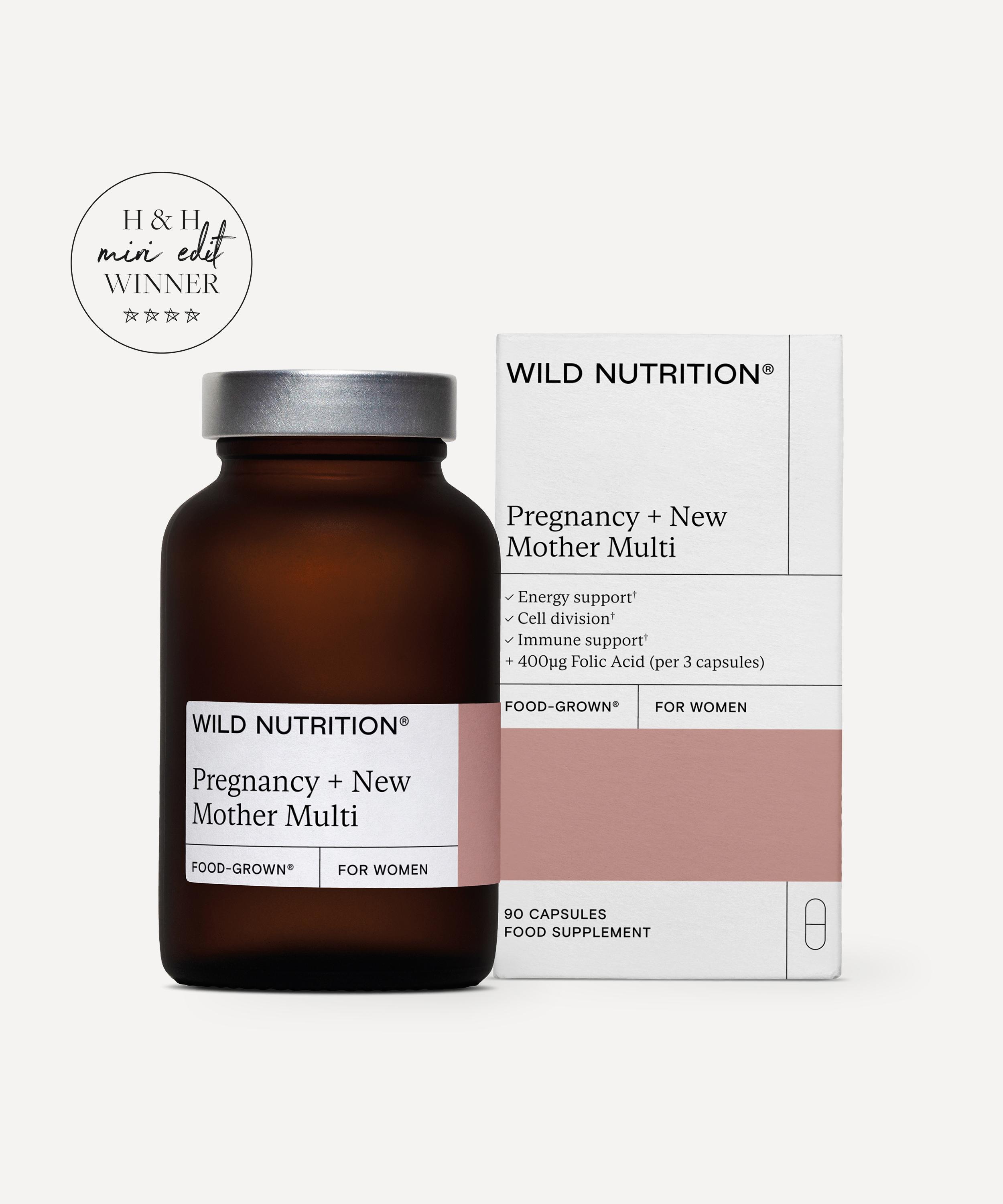 Wild Nutrition - Food-Grown Pregnancy and New Mother Multi 90 Capsules image number 1