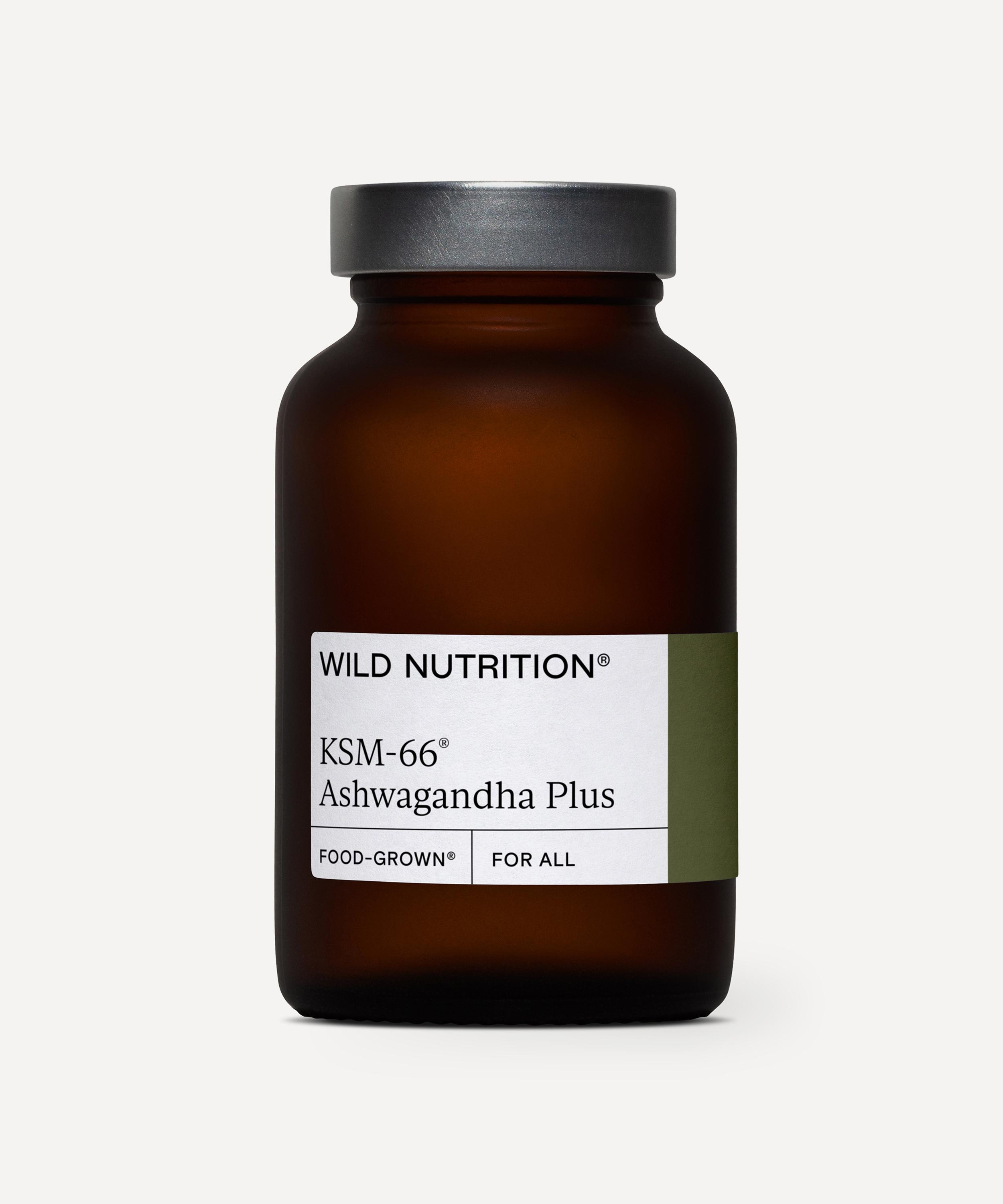 Wild Nutrition - Food Grown KSM-66 Ashwagandha Plus 60 Capsules