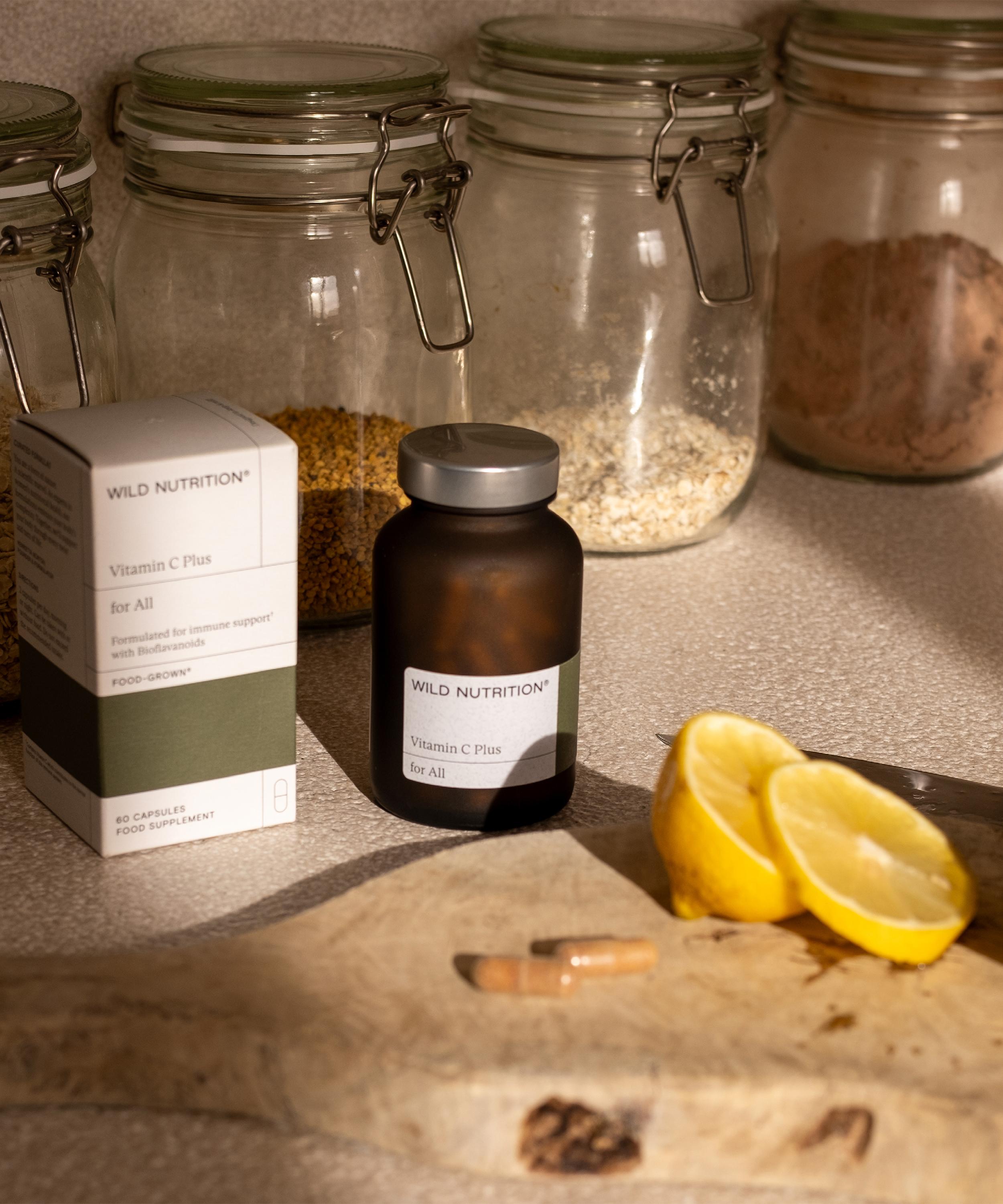 Wild Nutrition - Food Grown Vitamin C Plus 60 Capsules image number 2