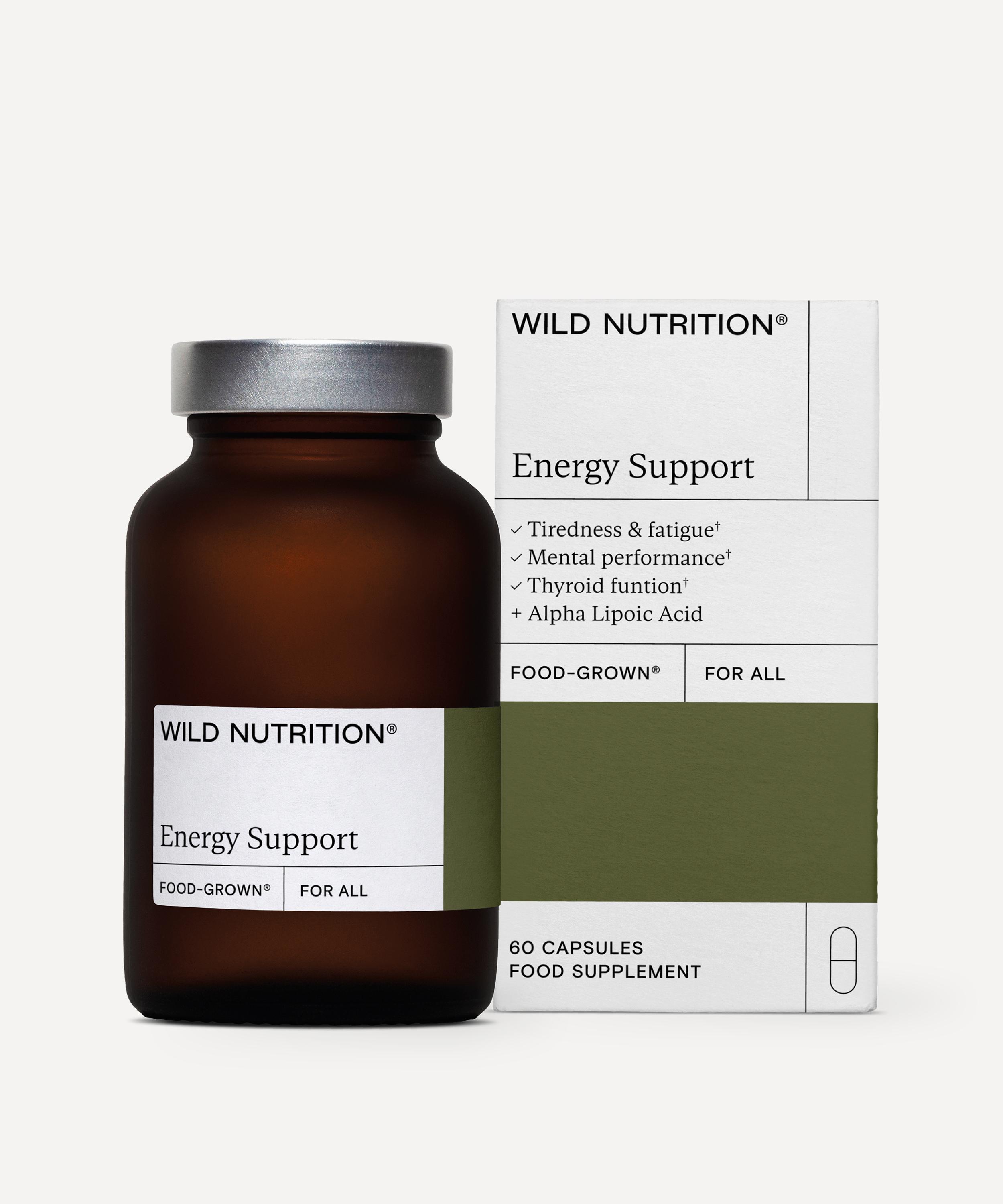 Wild Nutrition - Food Grown Energy Support 60 Capsules
