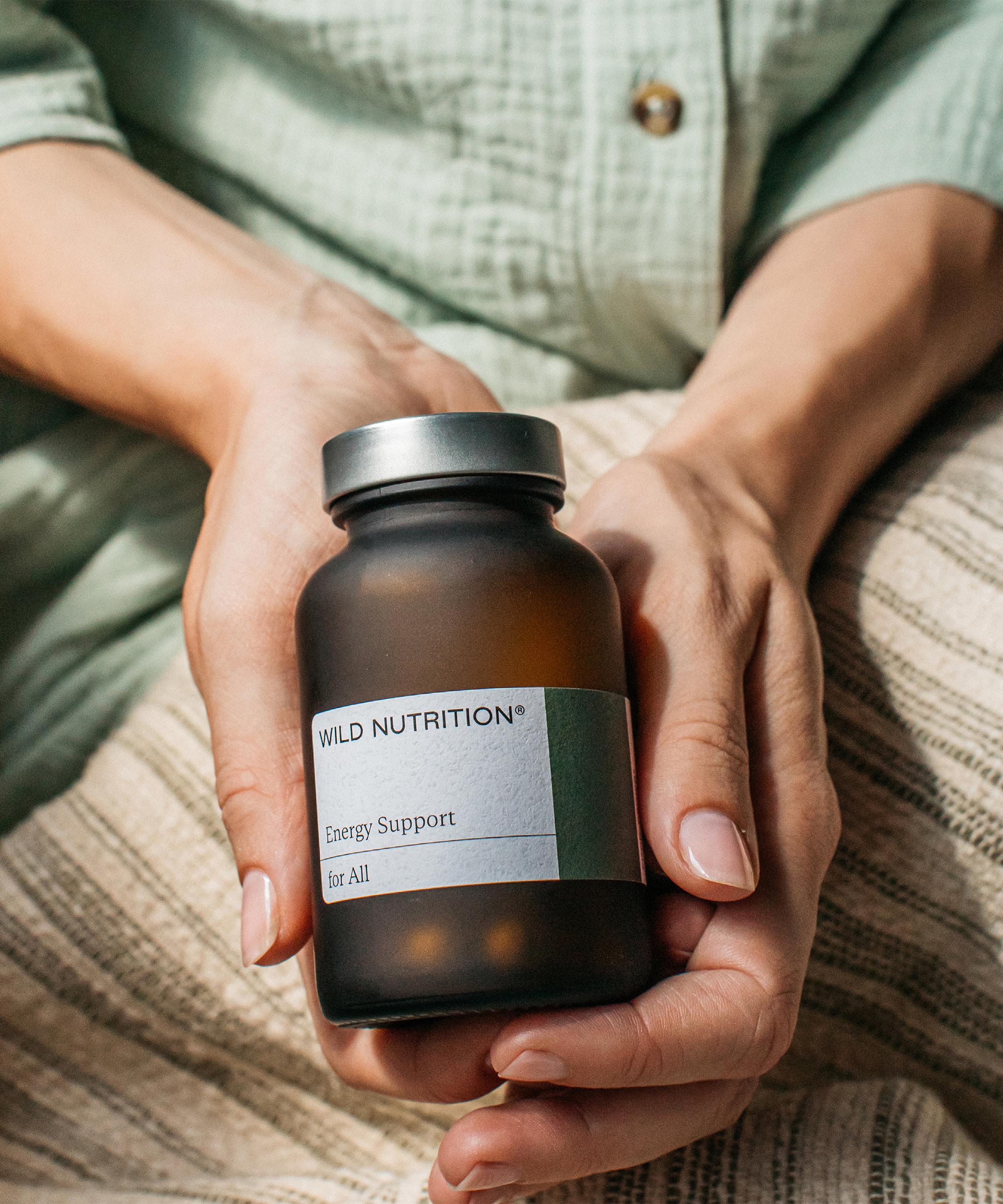 Wild Nutrition - Food Grown Energy Support 60 Capsules image number 3