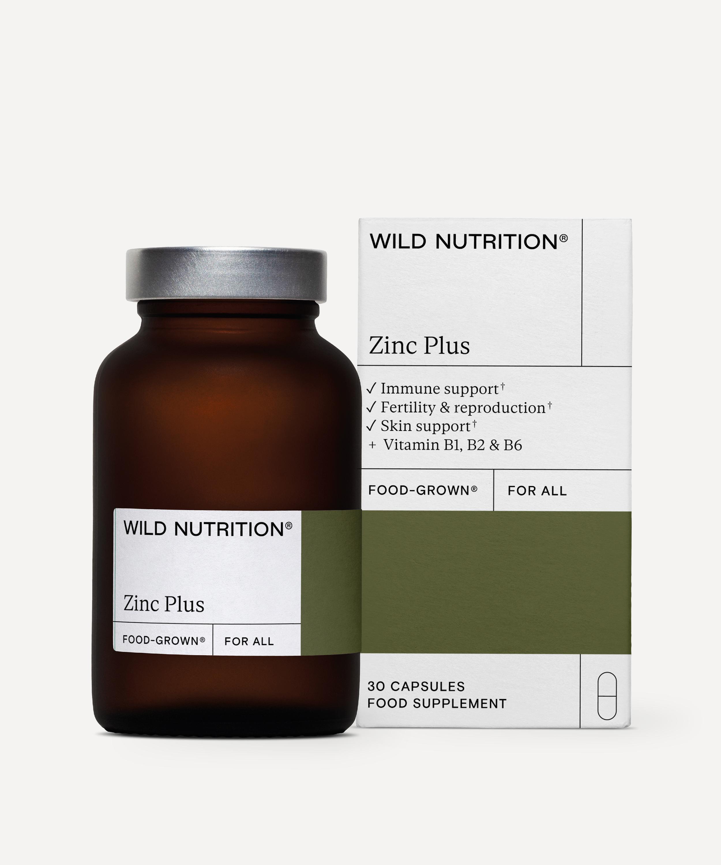 Wild Nutrition - Food Grown Zinc Plus 30 Capsules image number 1