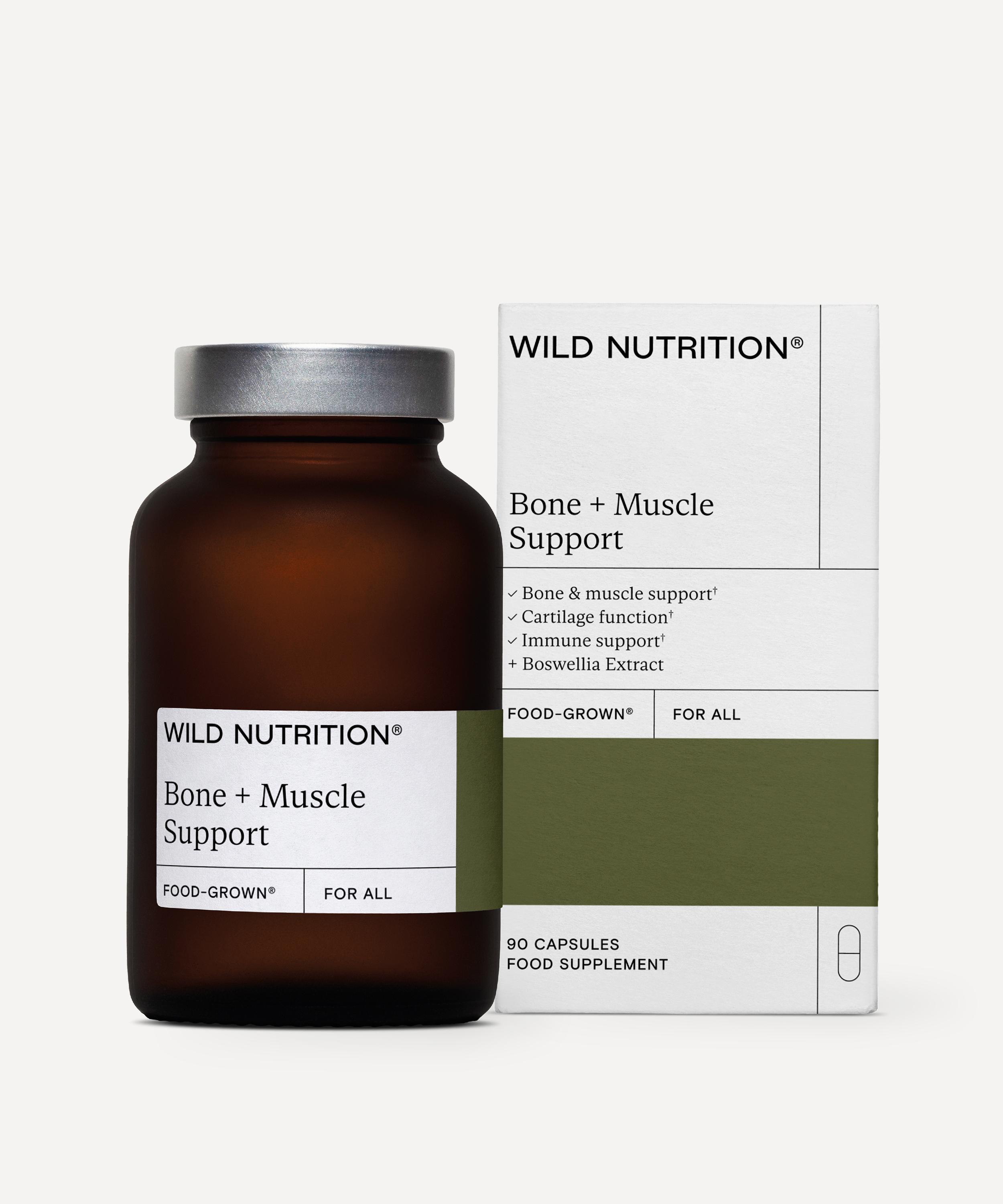 Wild Nutrition - Food Grown Bone Muscle Support 90 Capsules