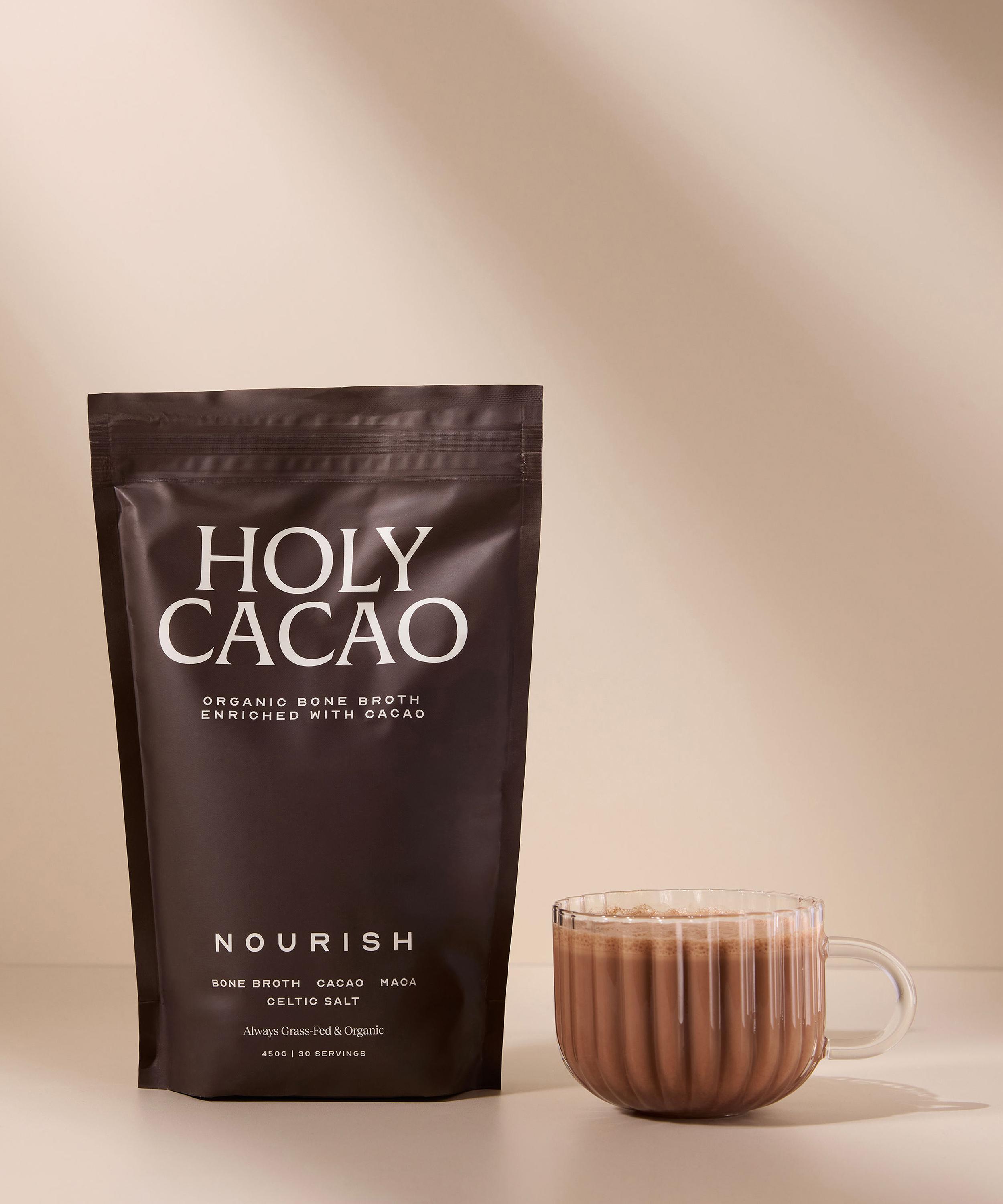 Holy Cacao - Nourish Bone Broth Blend 450g image number 1