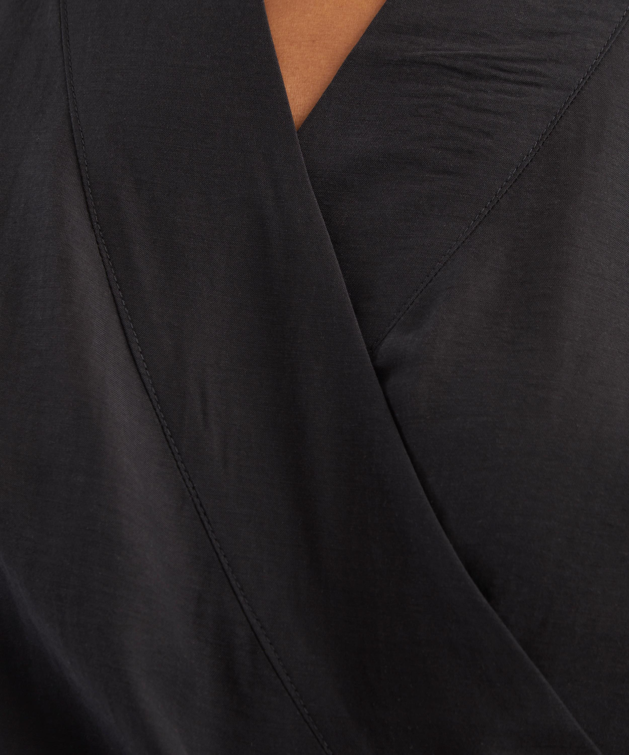 AKYN - Halle Black Wrap Top image number 4