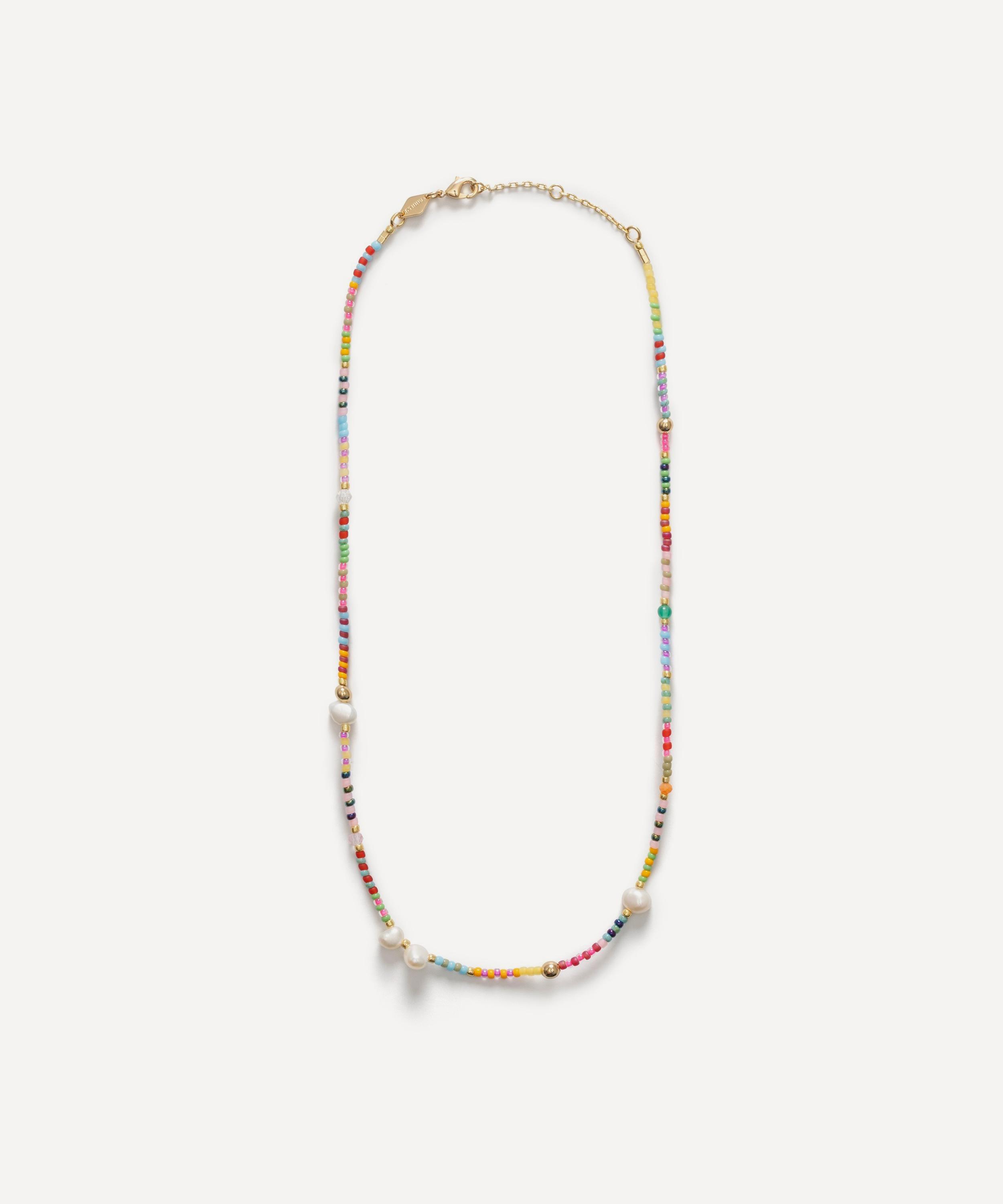 ANNI LU - 18ct Gold-Plated Bikini Bead Necklace