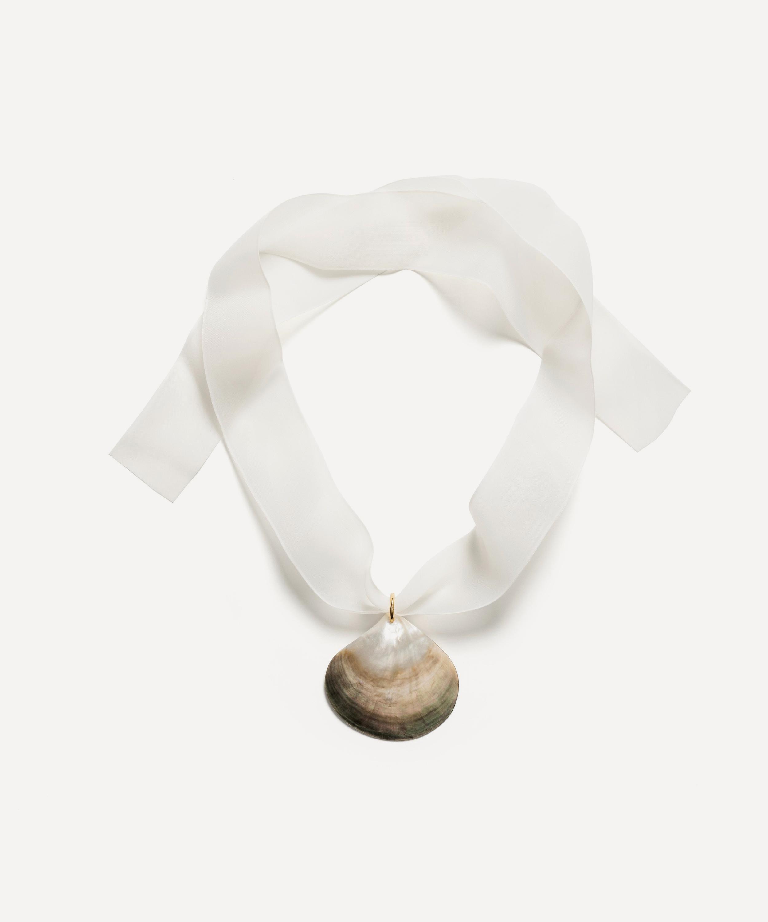 ANNI LU - 18ct Gold-Plated Golden Shell Pendant Necklace