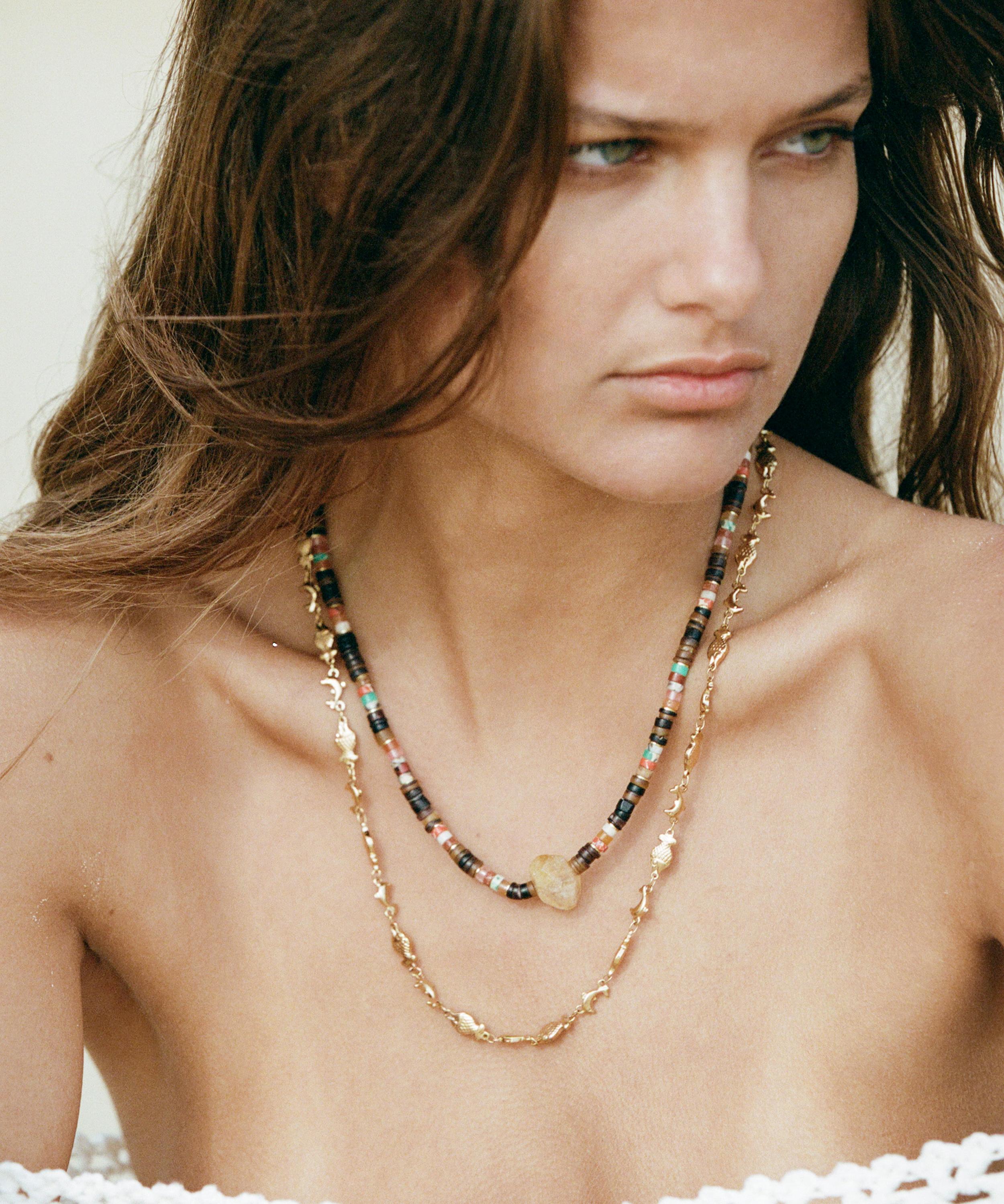 ANNI LU - 18ct Gold-Plated Summerstuff Necklace image number 1