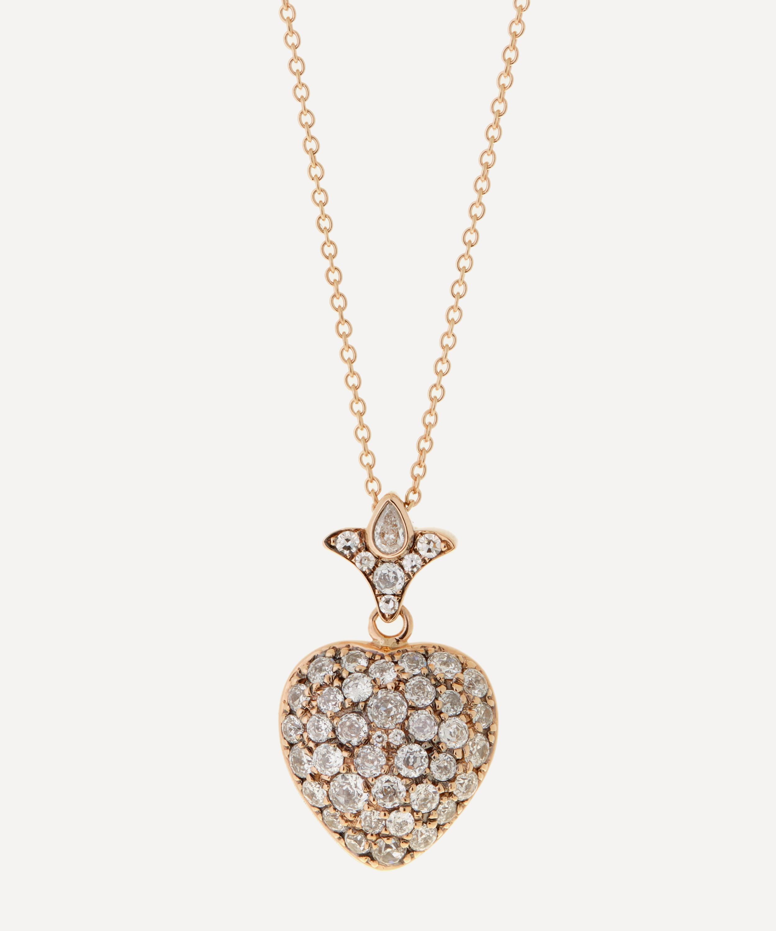 Selim Mouzannar - 18ct Rose Gold Corazon Pendant Necklace image number 2