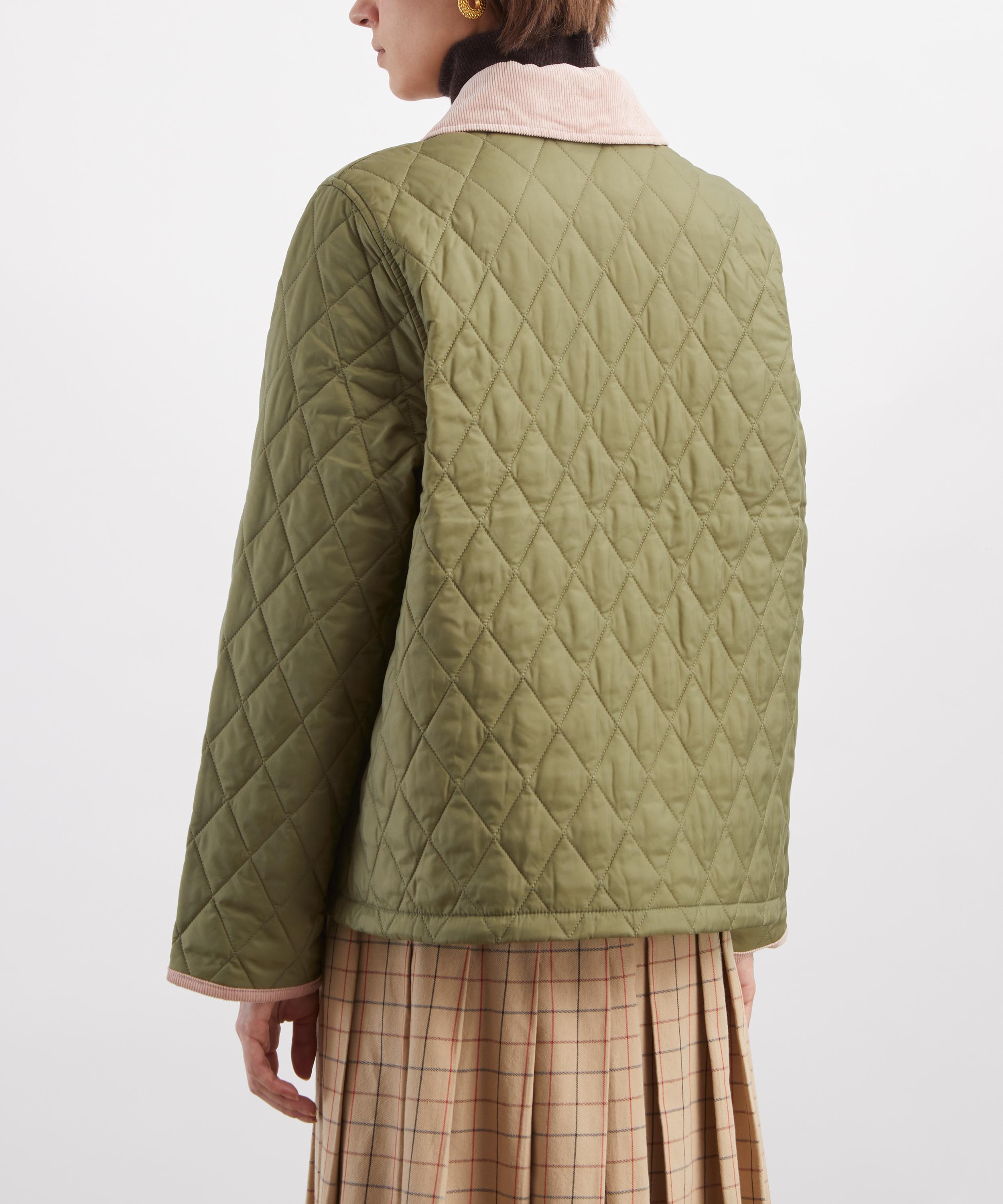 Barbour - Icons Cropped Liddesdale Quilted Jacket image number 3