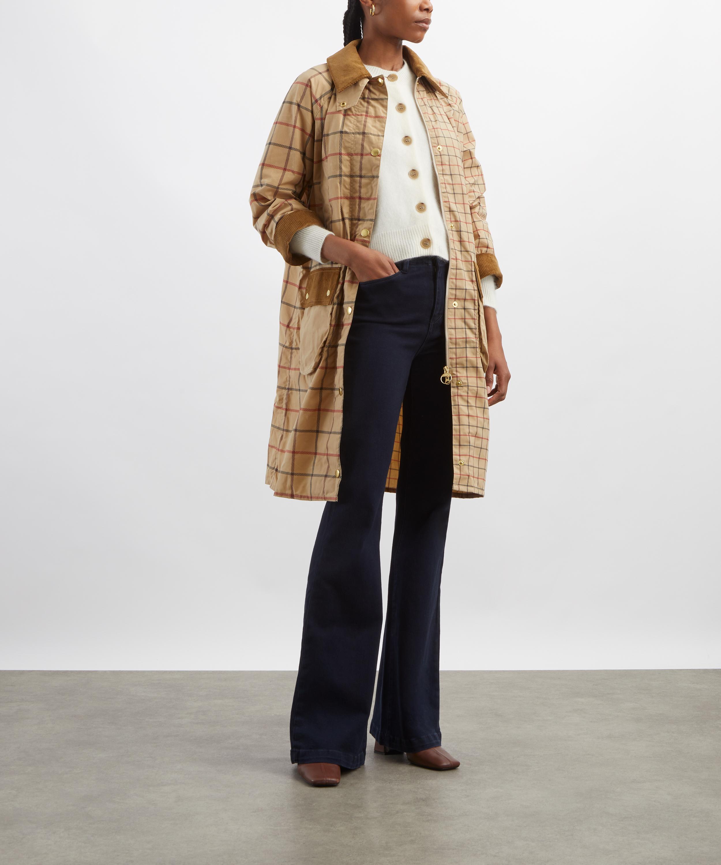 Barbour - Hollington Check Car Coat image number 1