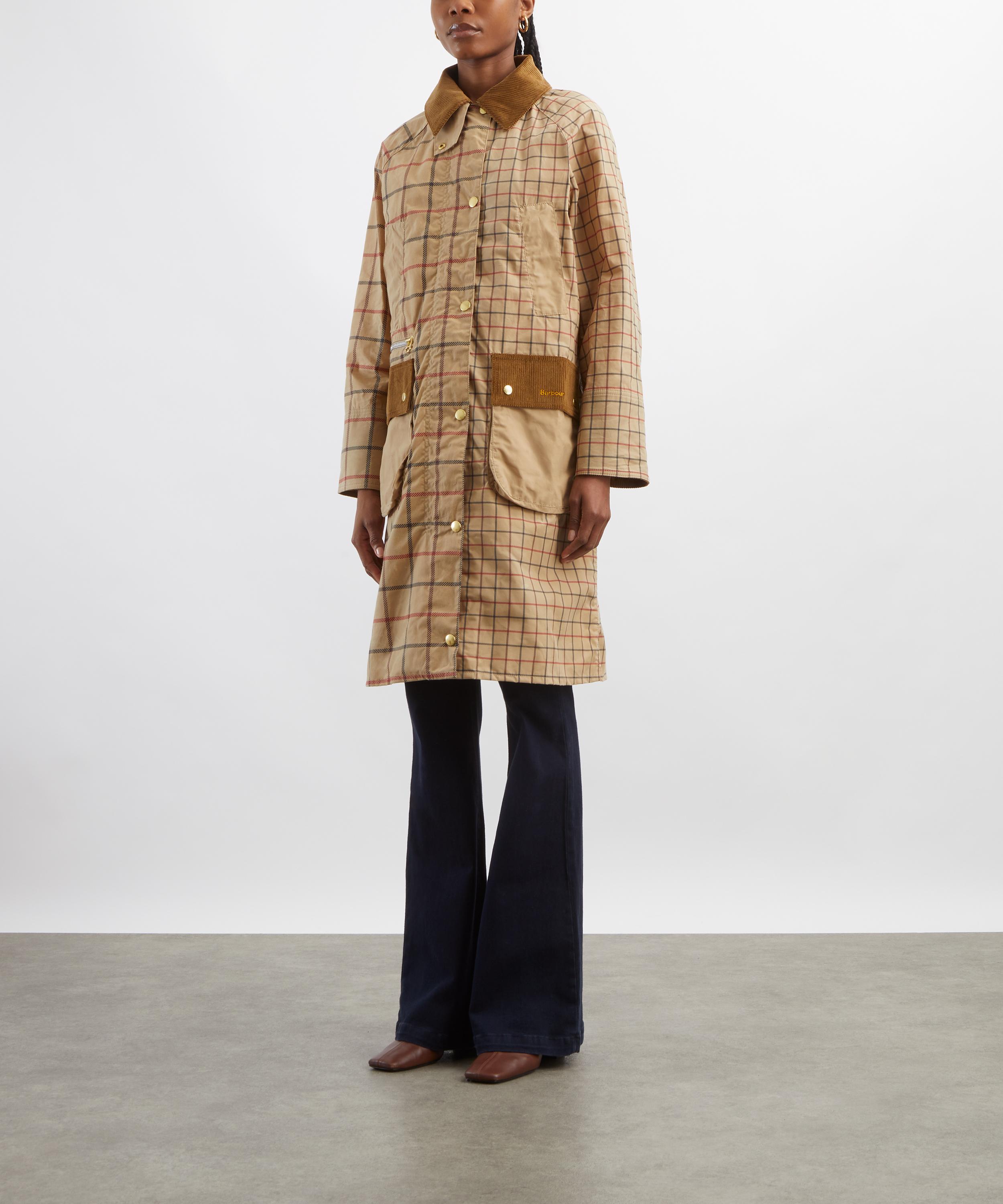 Barbour - Hollington Check Car Coat image number 2