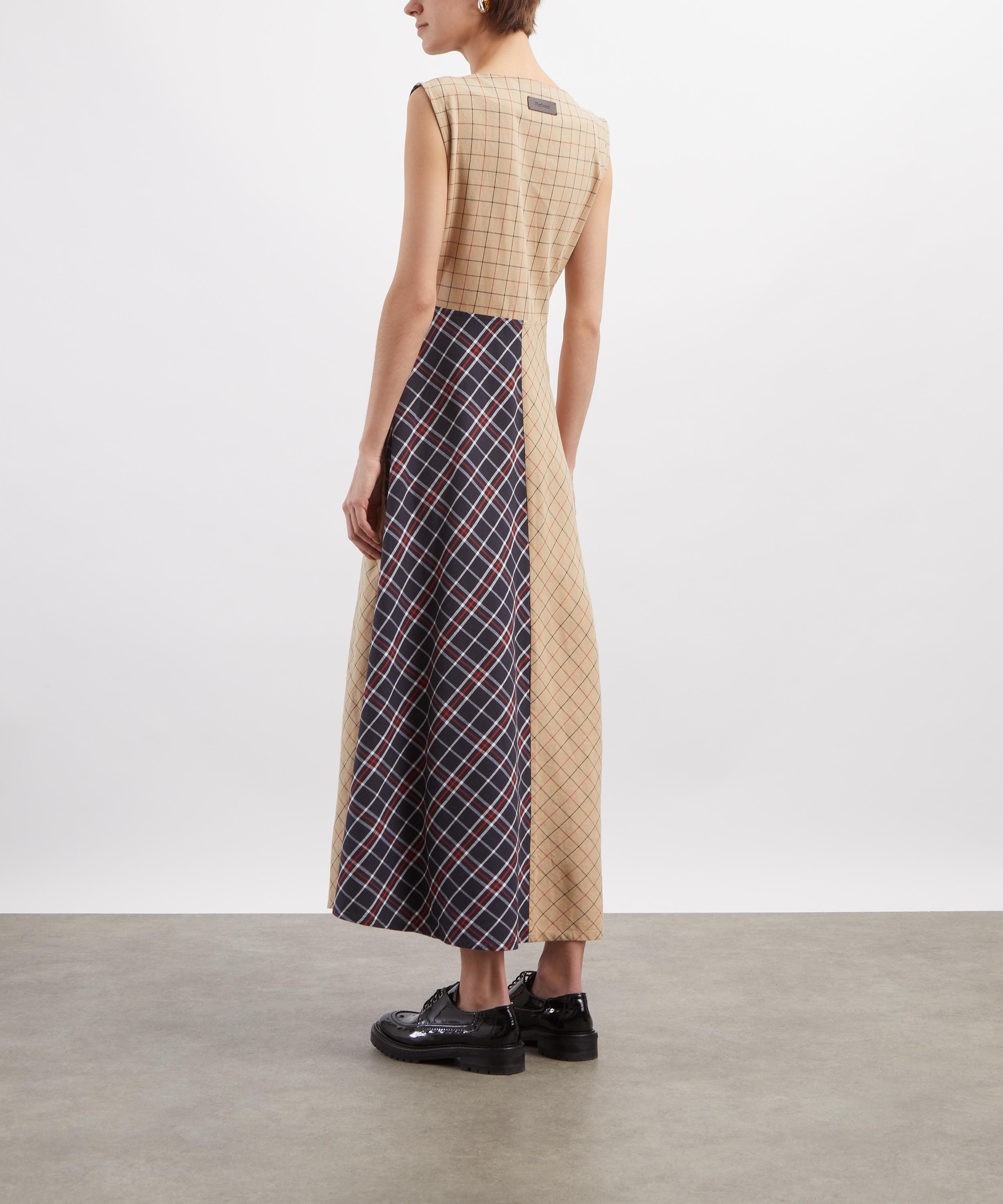 Barbour - Dalbury Tartan Midi Dress image number 3