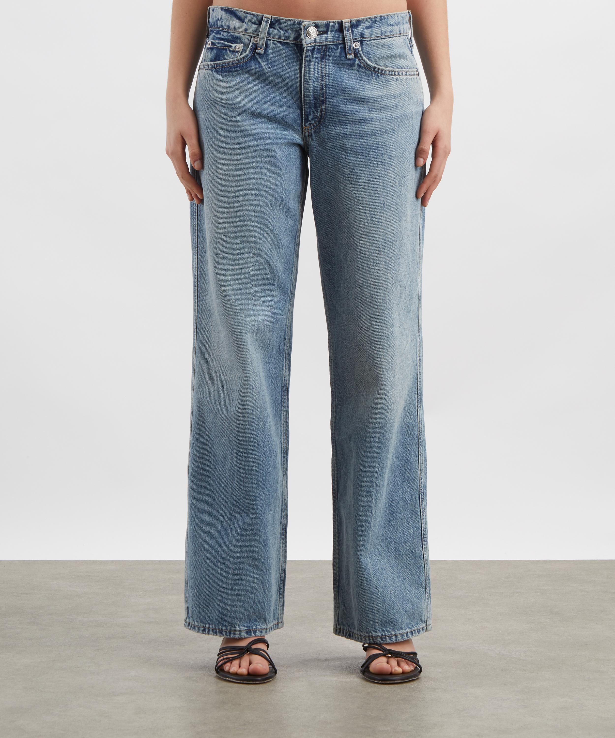 Rag & Bone - Saige Relaxed Straight Jeans in Rosland image number 2
