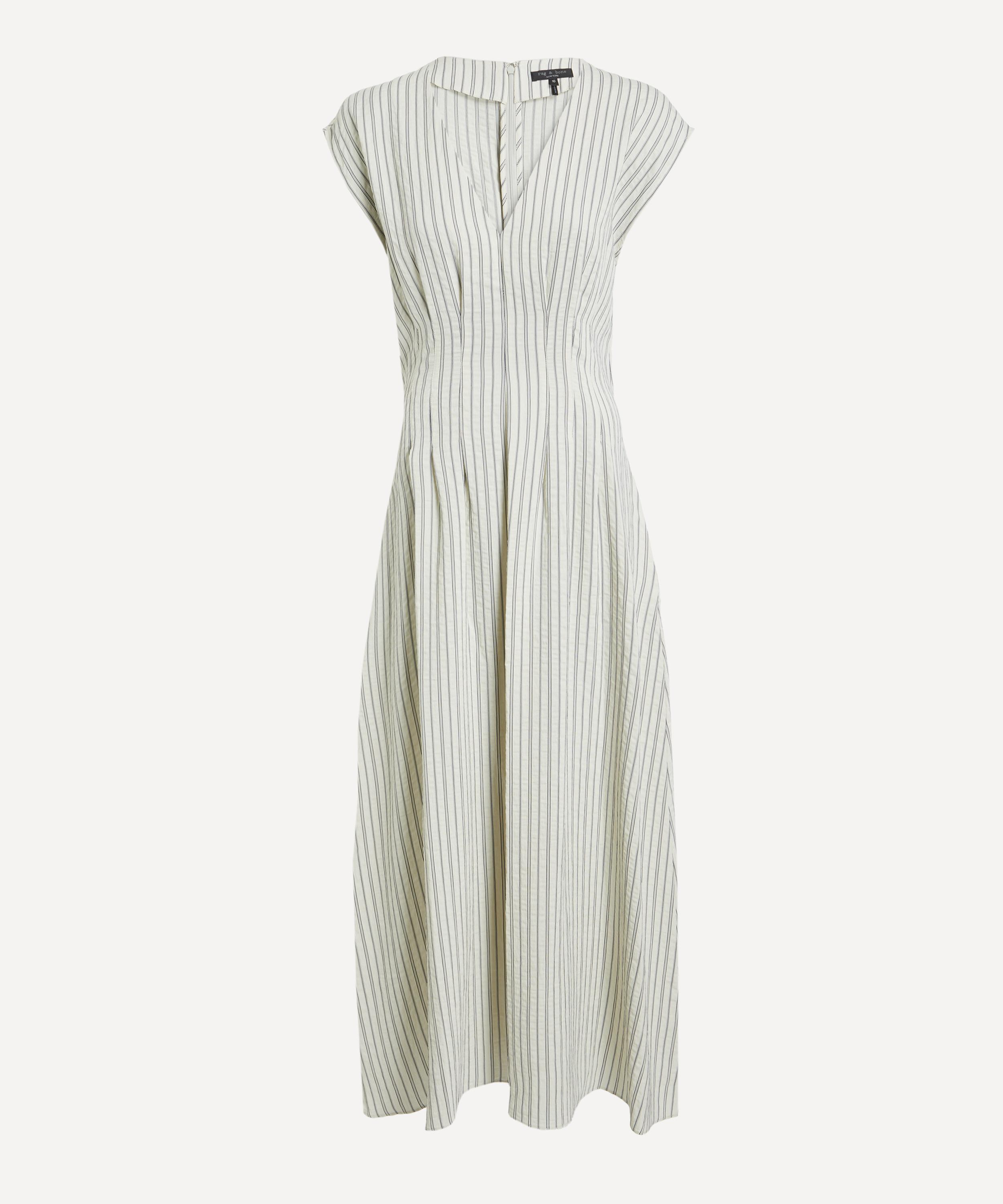 Rag & Bone - Ines Stripe Satin Dress image number 0