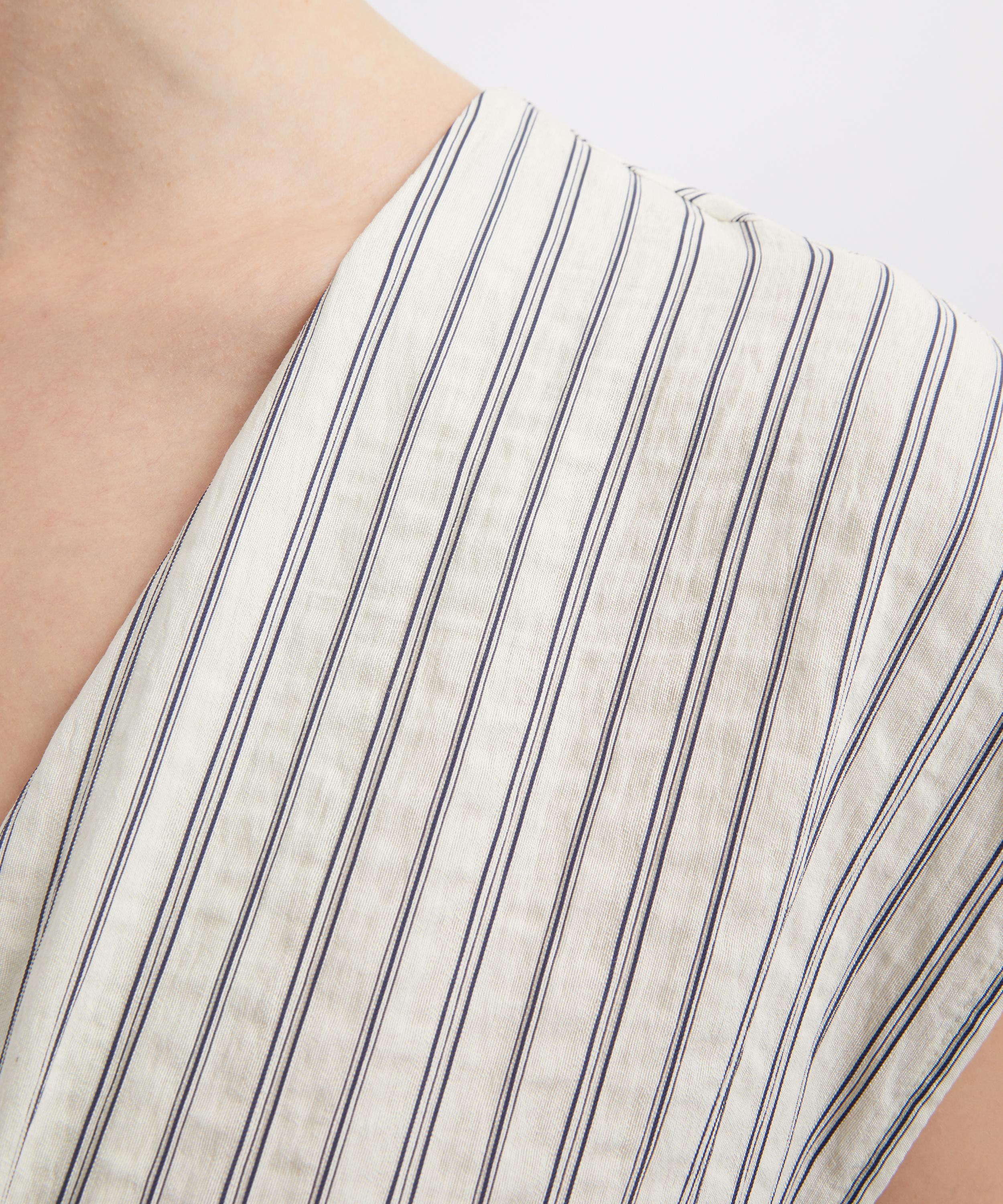 Rag & Bone - Ines Stripe Satin Dress image number 4