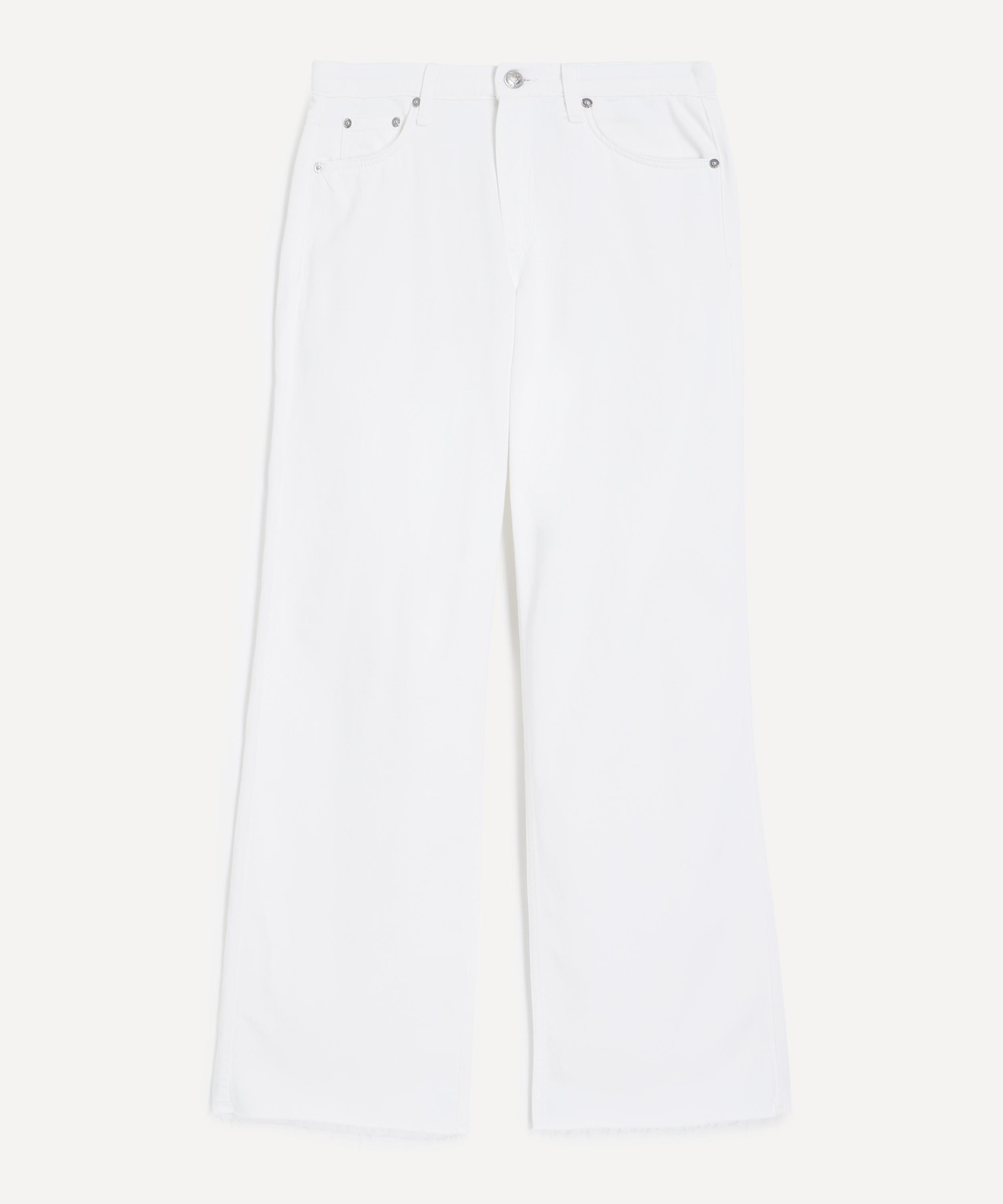 Rag & Bone - Saige Relaxed Straight Jeans in White